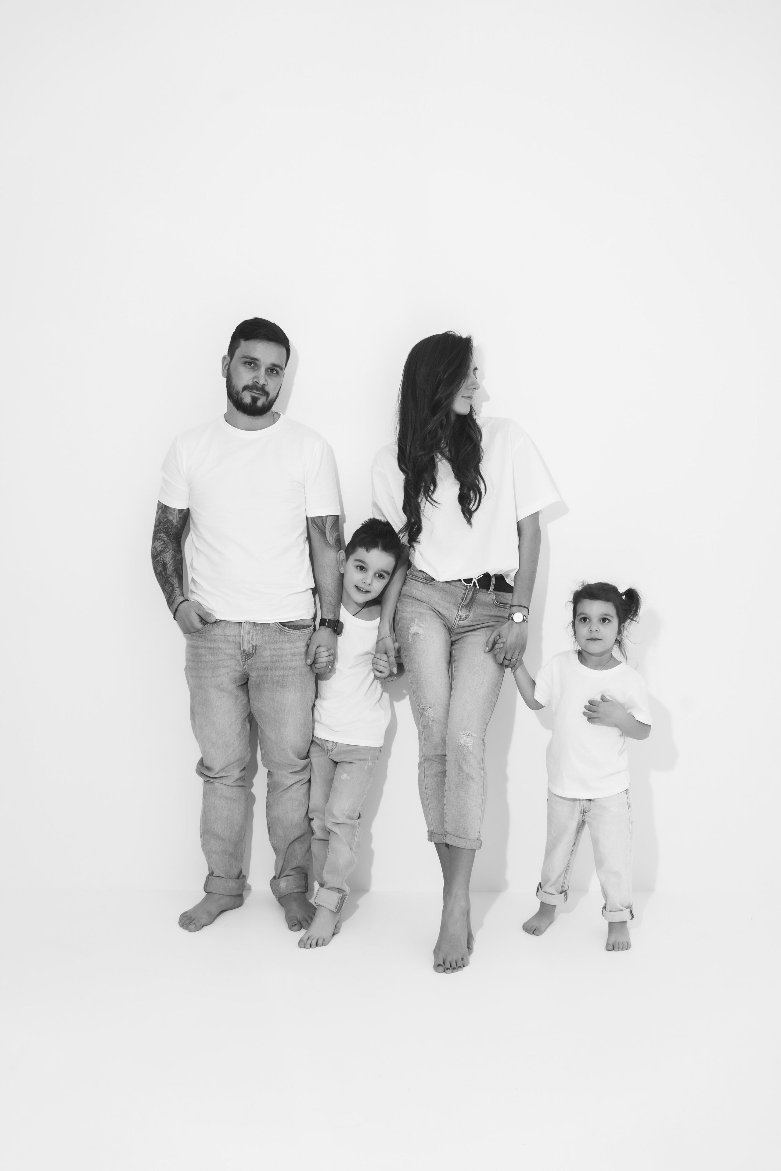 Ģimenes fotosesija. Sieviešu fotogrāfe Nadja Kraukle