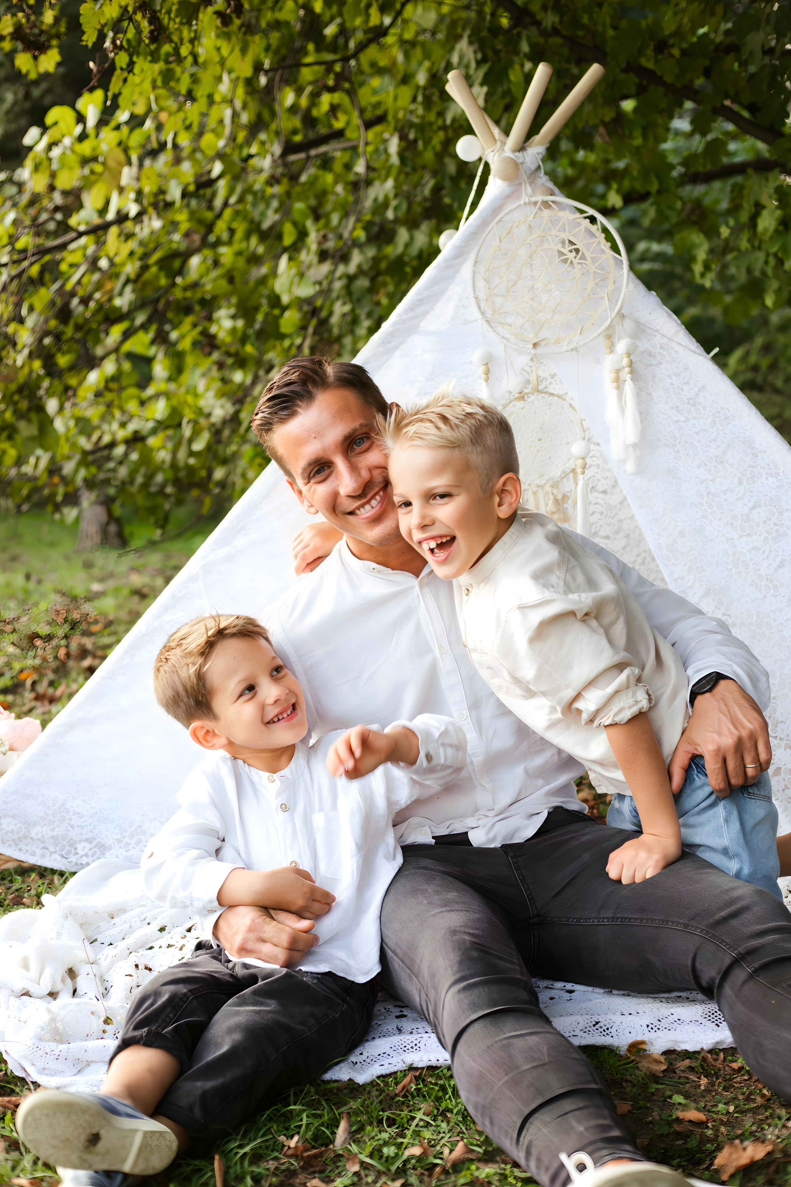 Maggie e la sua bellissima famiglia. Luci e Capricci Photography