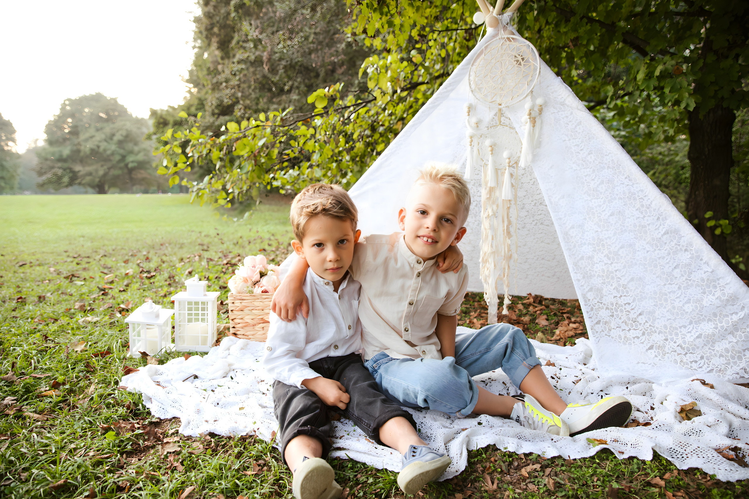 Maggie e la sua bellissima famiglia. Luci e Capricci Photography