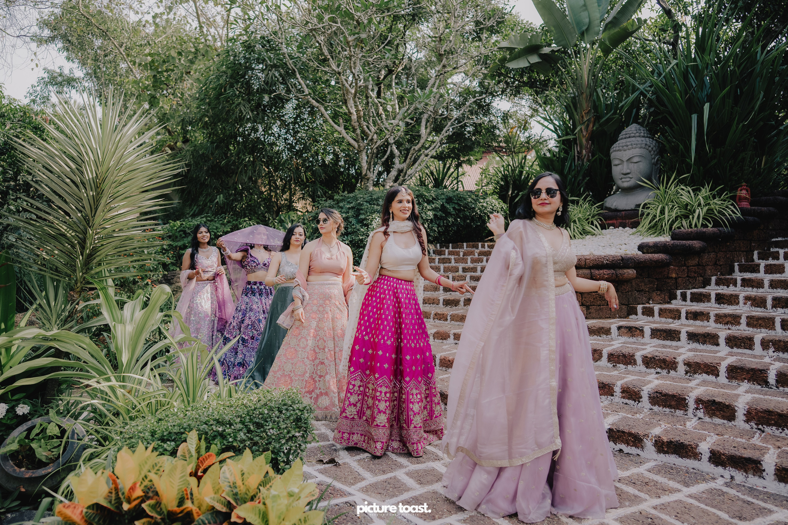 Varamala Ft. Barbie & Aneesh. Fine art Wedding Photographers in India & Canada