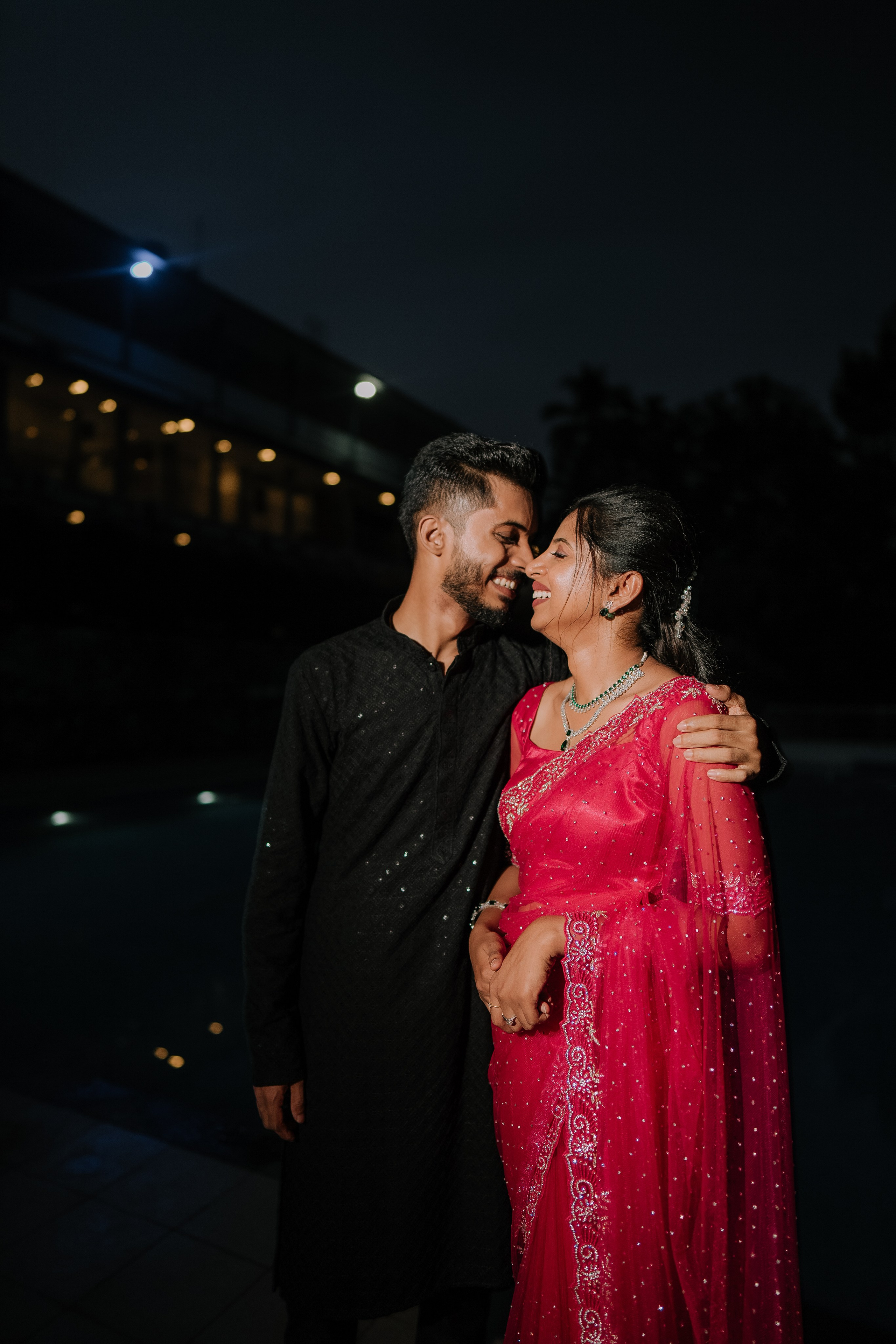 Engagement Ft. Aneesha & Mathew. Fine art Wedding Photographers in India & Canada