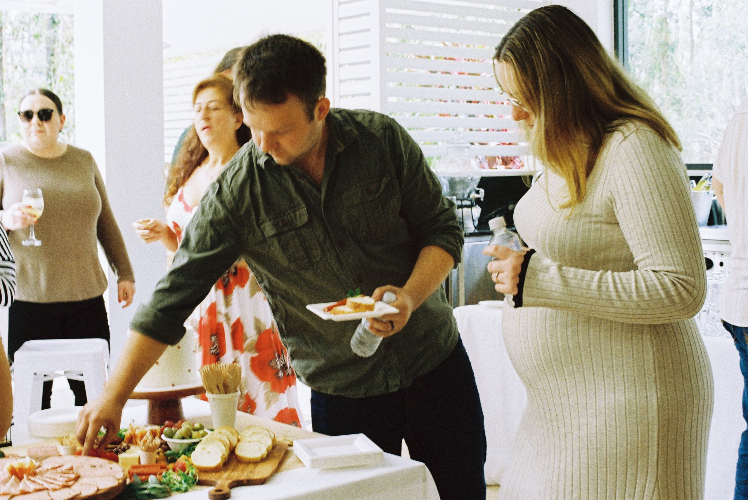 Engagement Party. Film portrait photographer