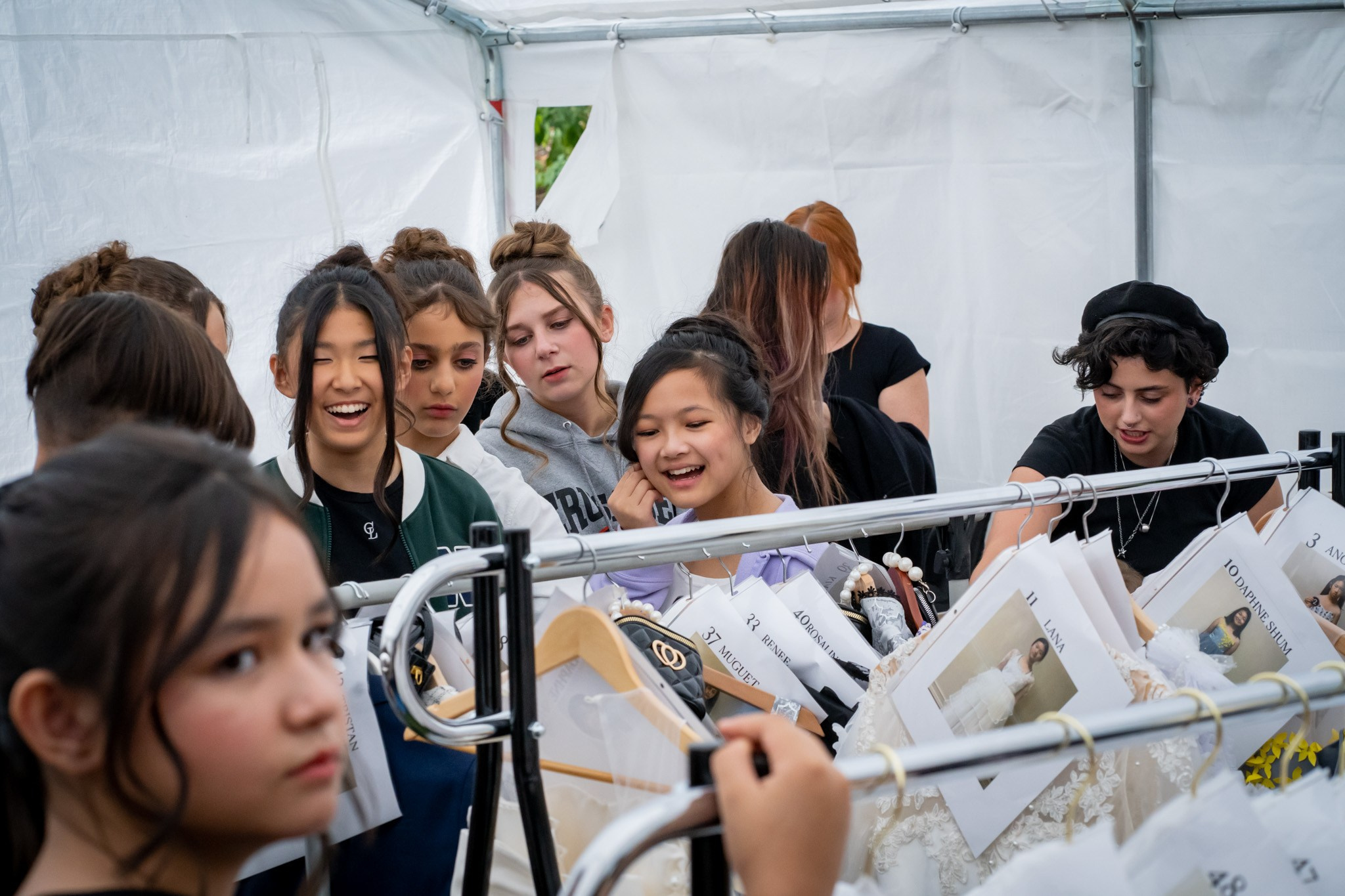 The blooms BTS. Vancouver Kids Photographer