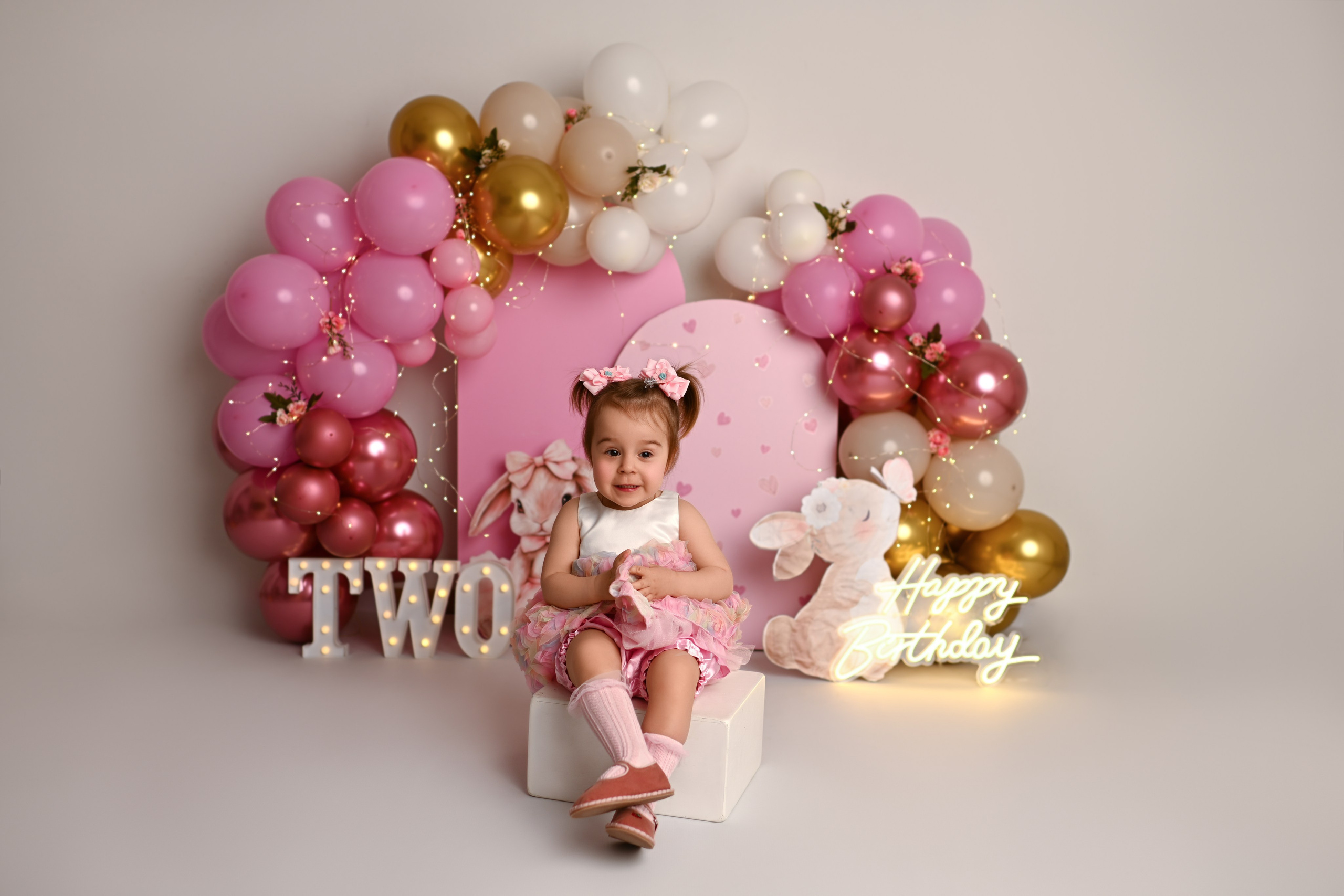 Cake Smash Fotoshooting zum ersten, zweiten Geburtstag. Neugeborene, Baby Fotografin in Düren (NRW) - Vitalina Unruh