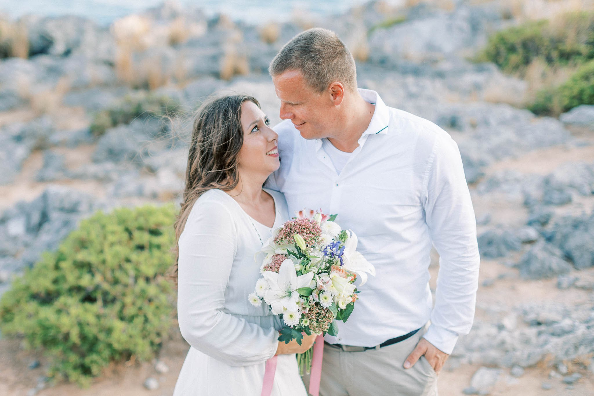 After Wedding Griechenland Kreta Flitterwochen Fotoshooting