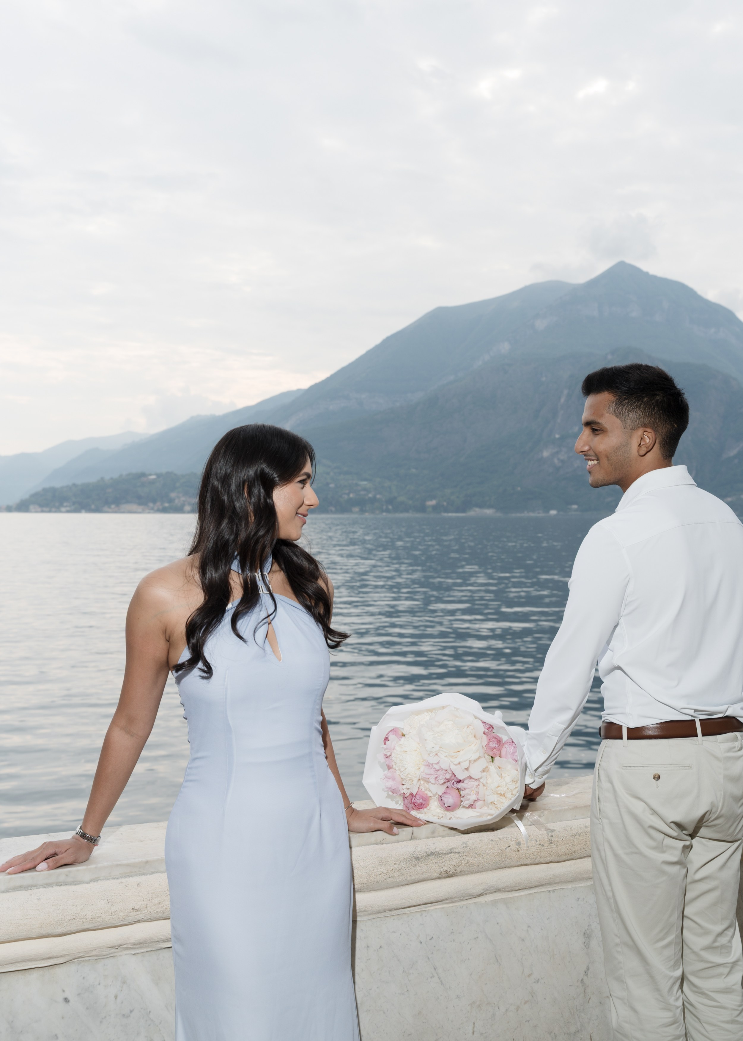 Villa Monastero Secret Proposal. Proposal Photographer in Lake Como