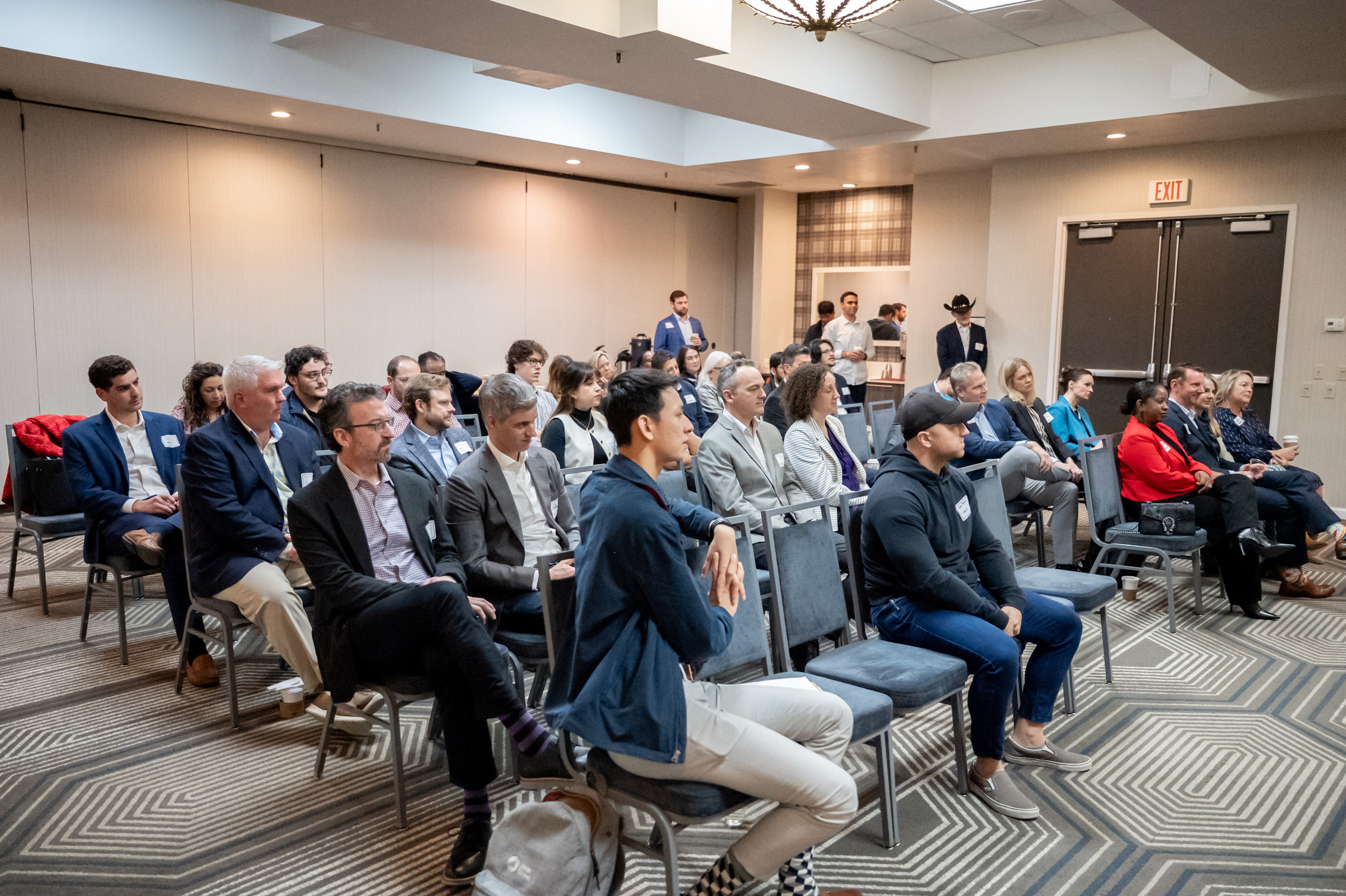 Executive Roundtable networking. Portrait photographer in Charlotte, North Carolina