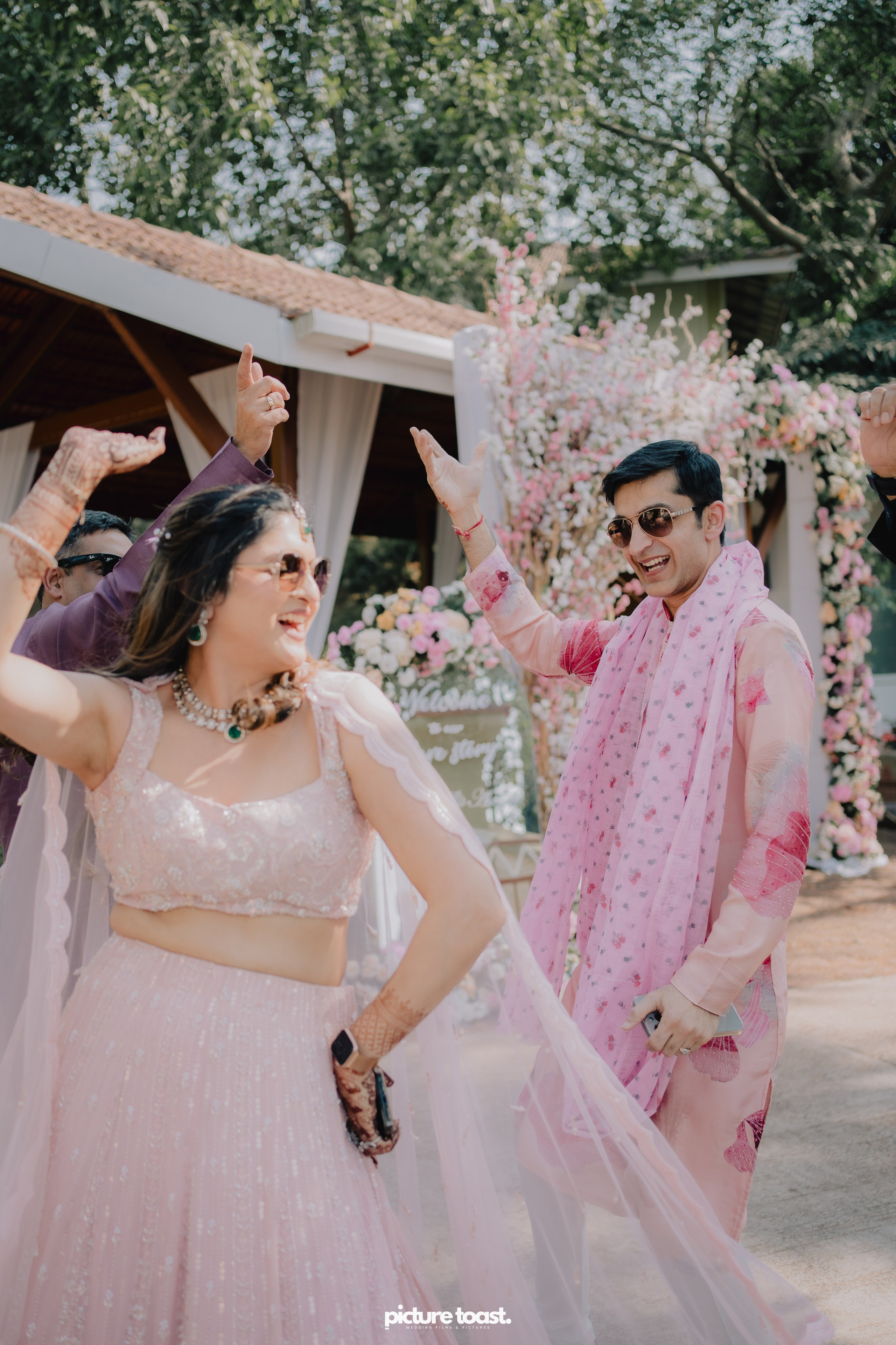 Varamala Ft. Barbie & Aneesh. Fine art Wedding Photographers in India & Canada