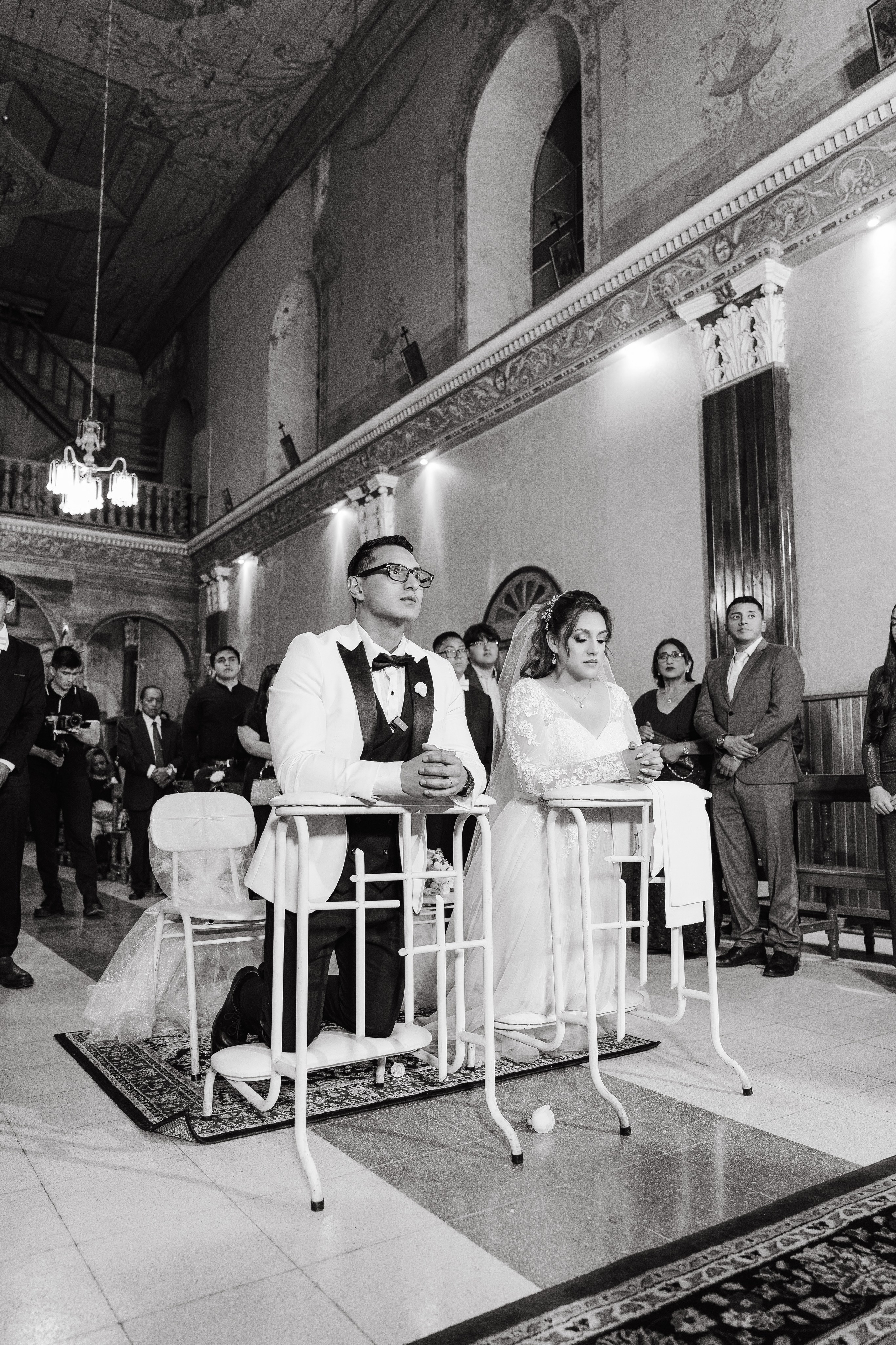 fotografo de bodas en loja ecuador ceremonia iglesia pareja