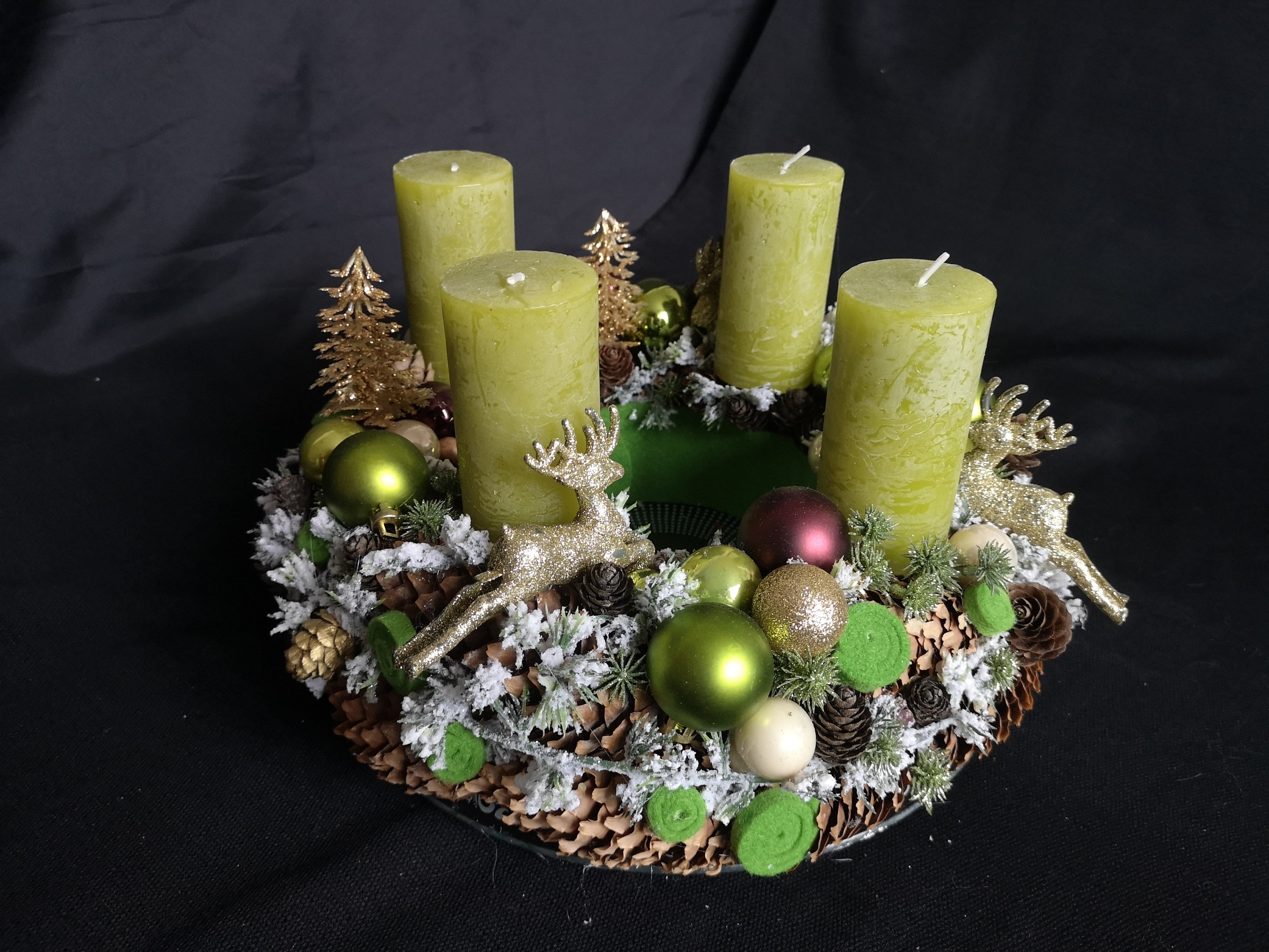 Adventes vainadziņi. Event design, decoration, floristry, gift, Irina Novika, Riga, Latvia