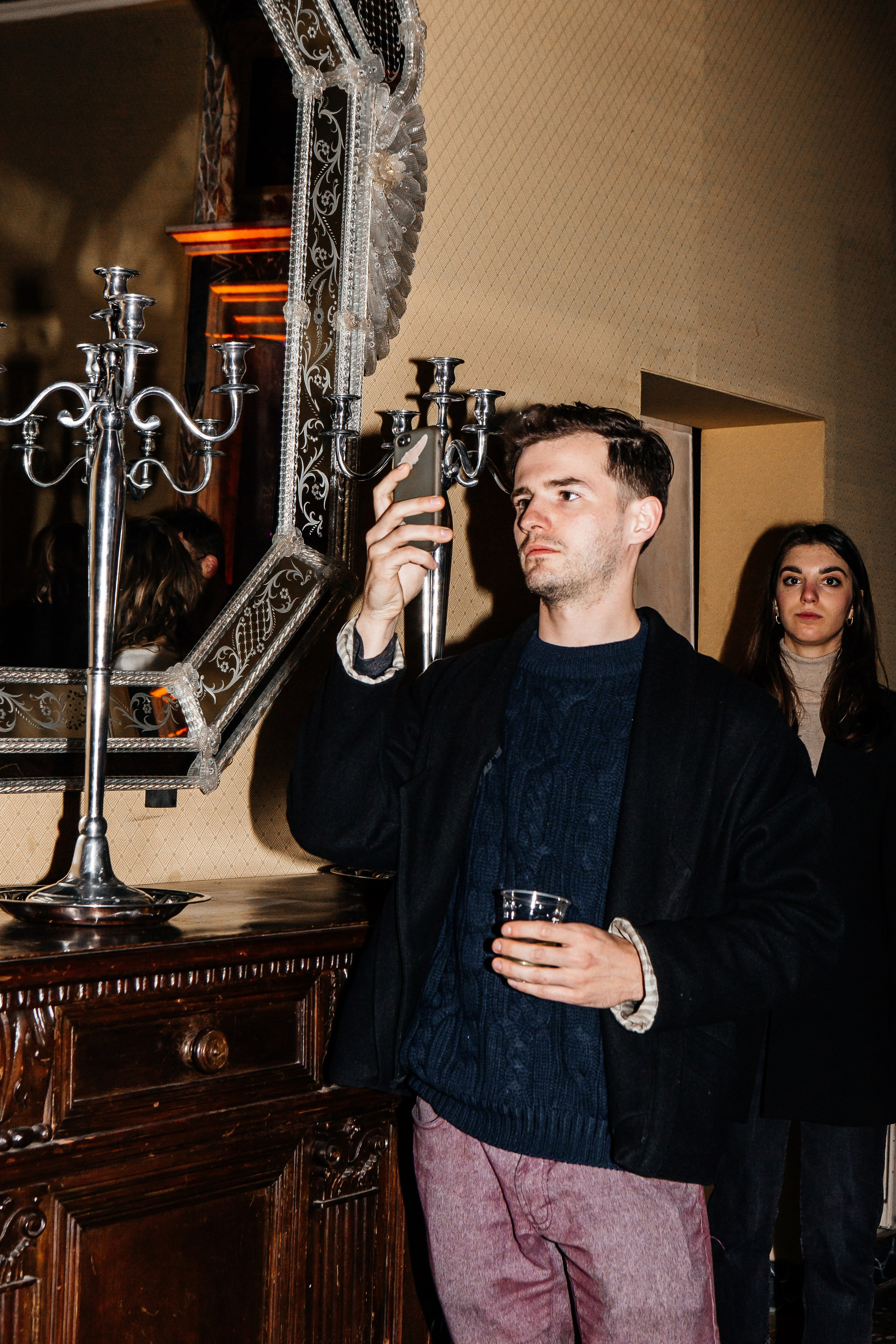 The wonderful party in the ancient palazzo of Venice