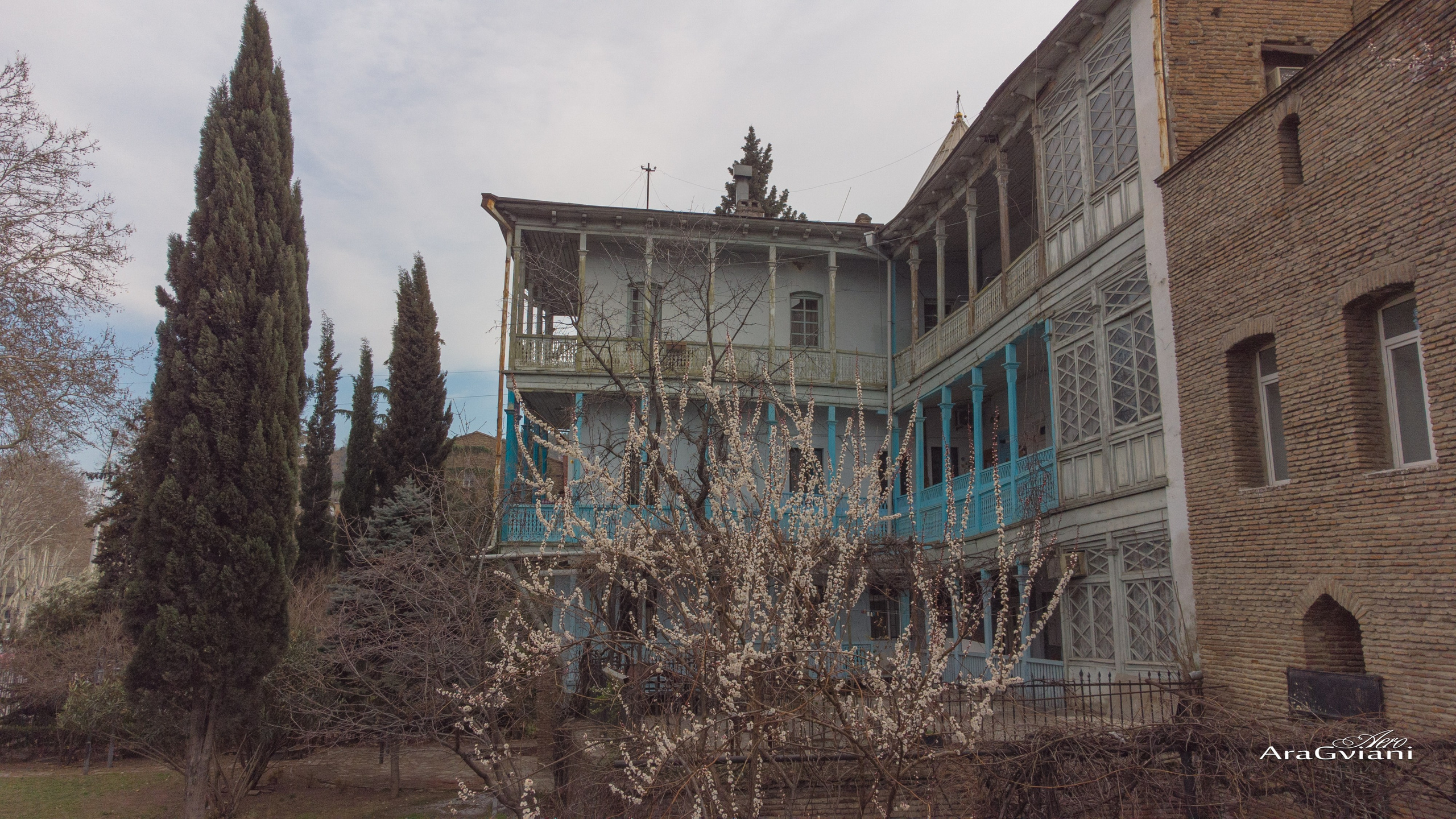 ჩანახატი იეთიმ გურჯის სკვერიდან. FramefreeMan