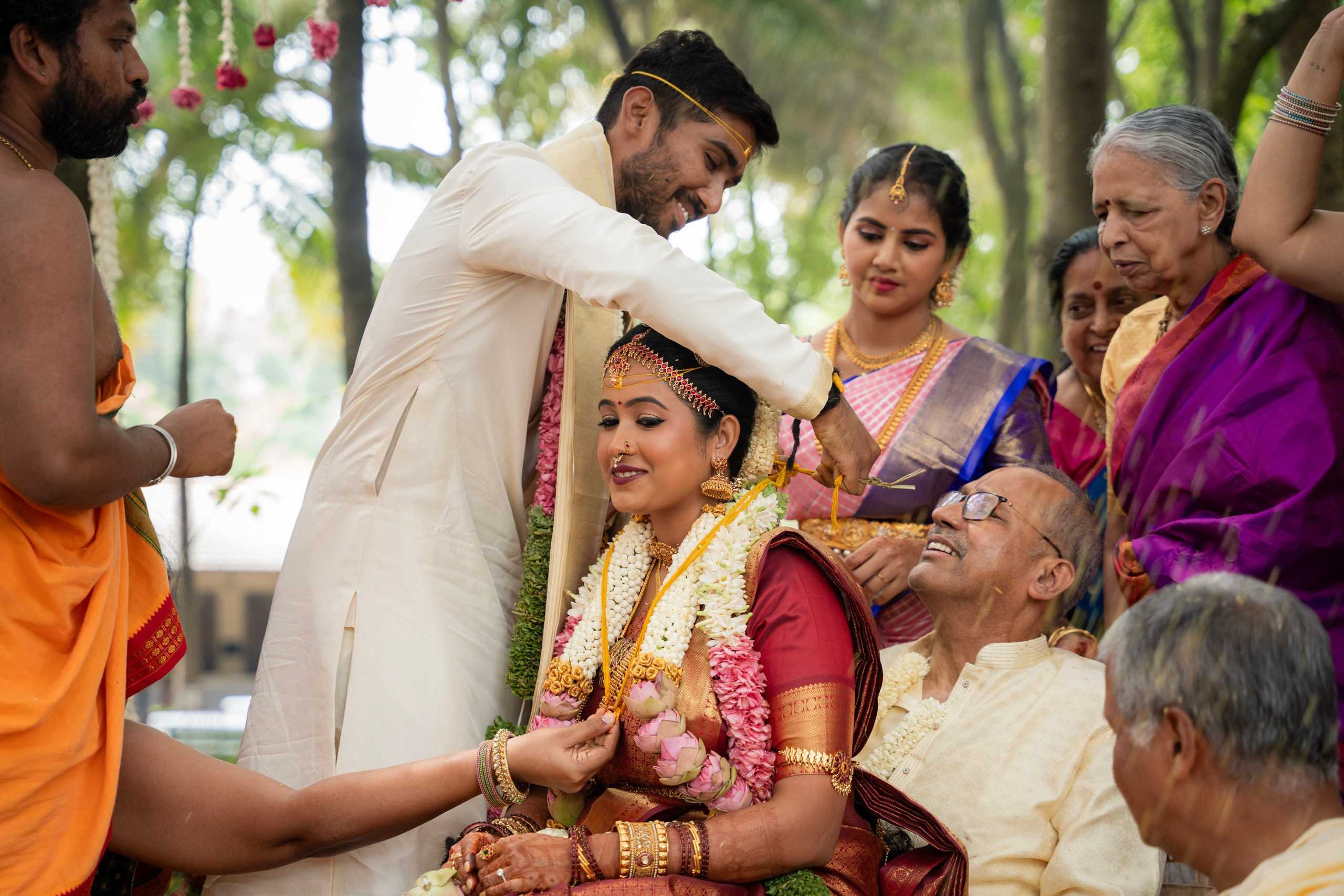Samyuktha & Manoj, Tamil and Telugu Wedding at Angana Courtyard, Bangalore | Truly Yours