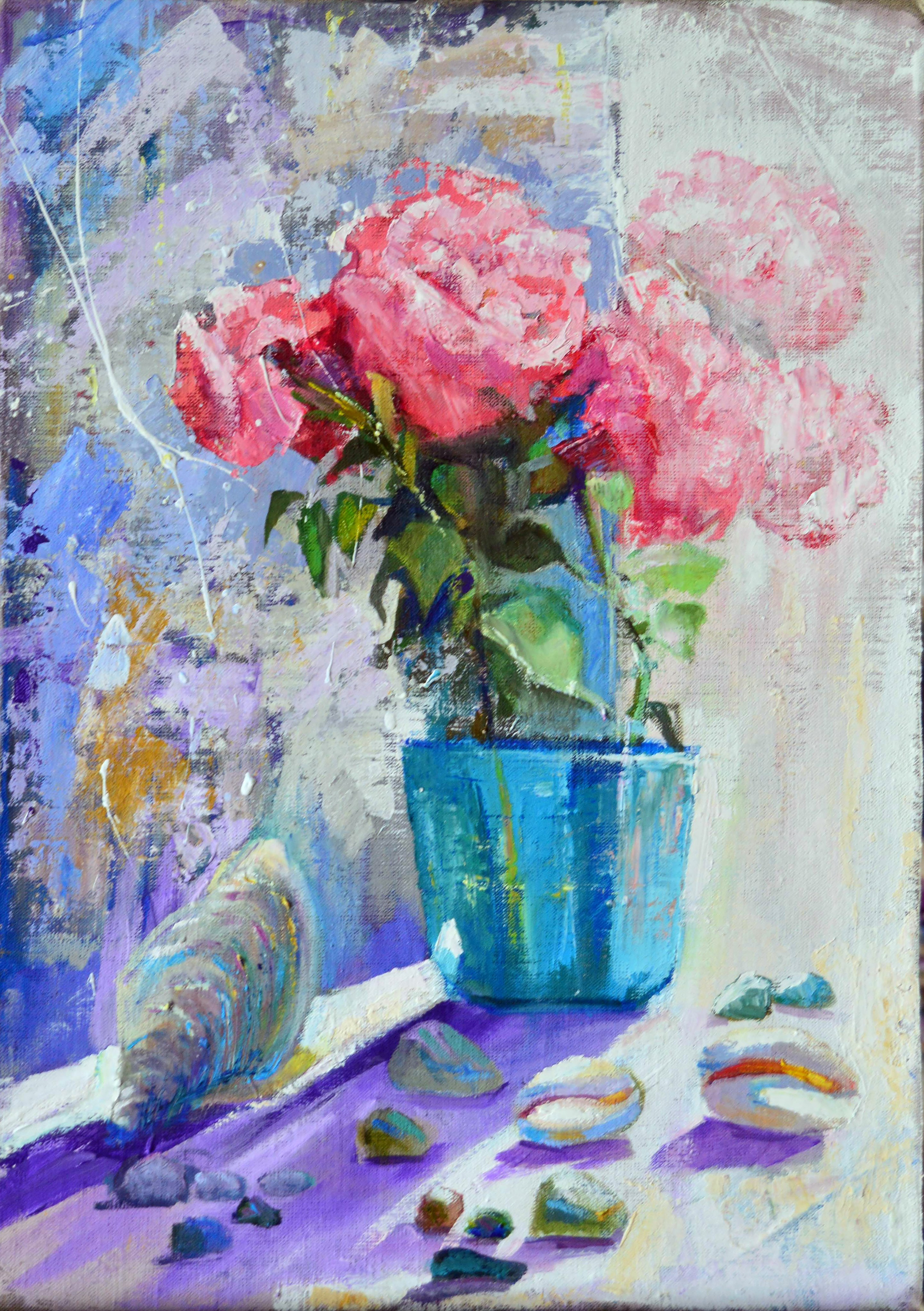 «Roses». Художник живописец Савелова Ольга