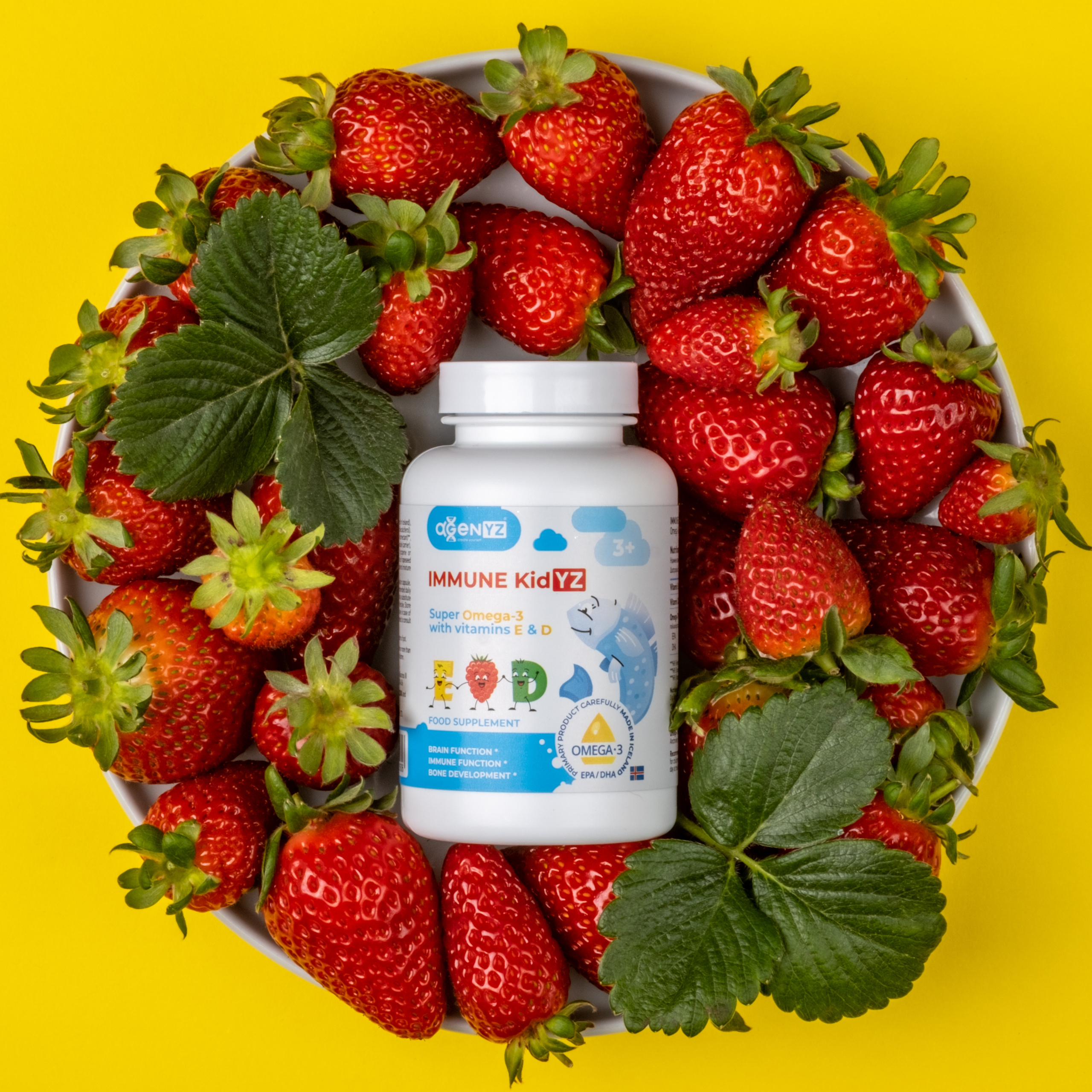 kids vitamins with strawberries
