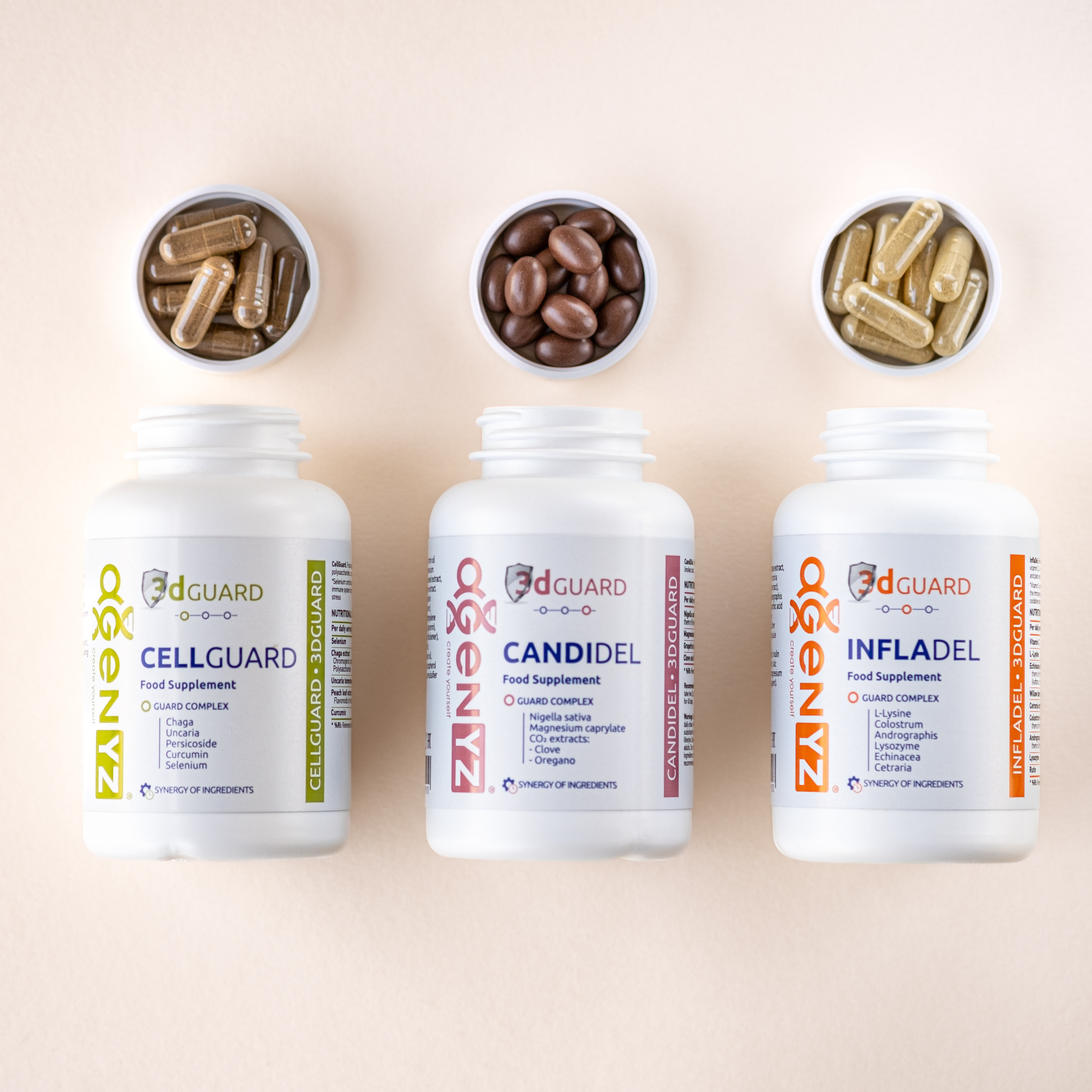 vitamins, food supplements, product photography