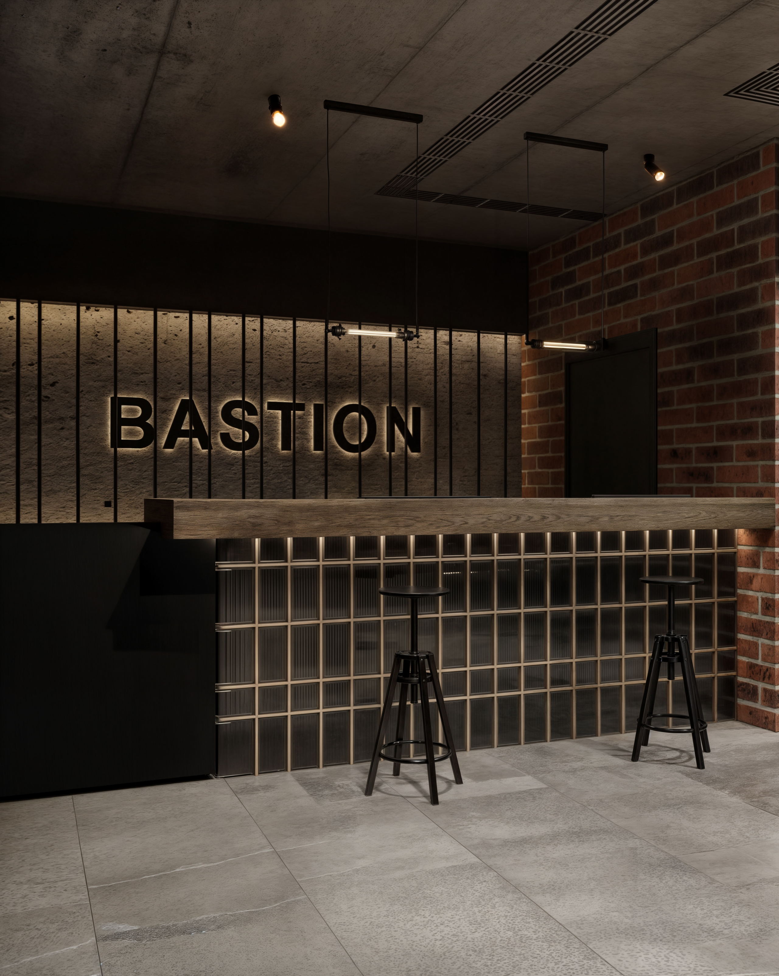 Bastion Hostel, Daugavpils. Interjera dizaina studija 4 Stūri