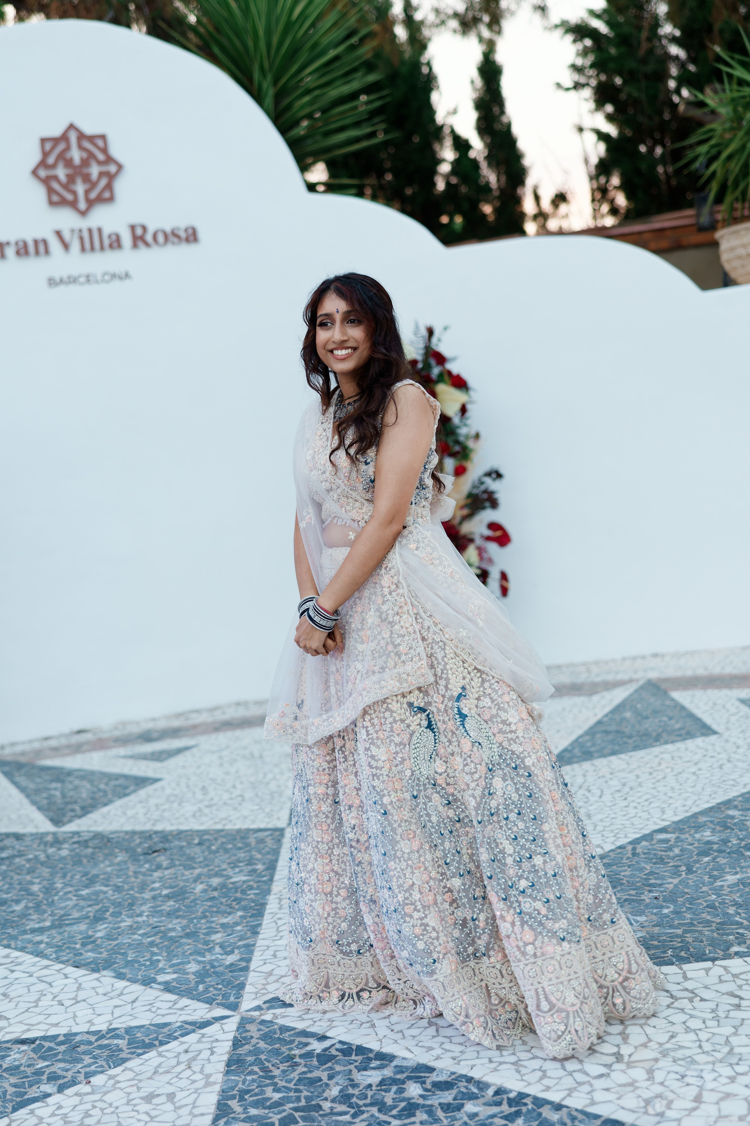 Indian wedding at Gran Villa Rosa, Barcelona