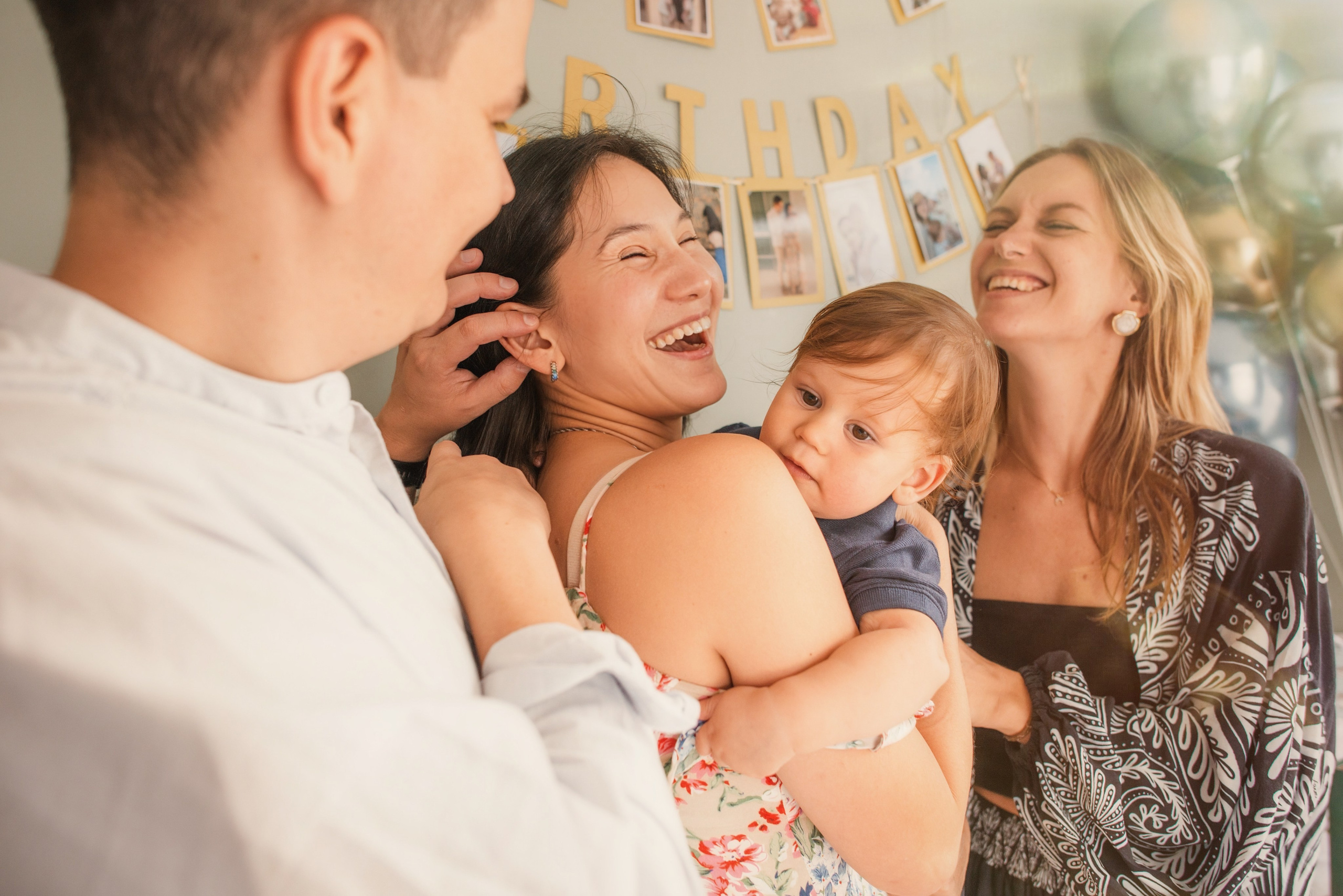 Aniversário do 1 ano. Fotógrafo de família e crianças