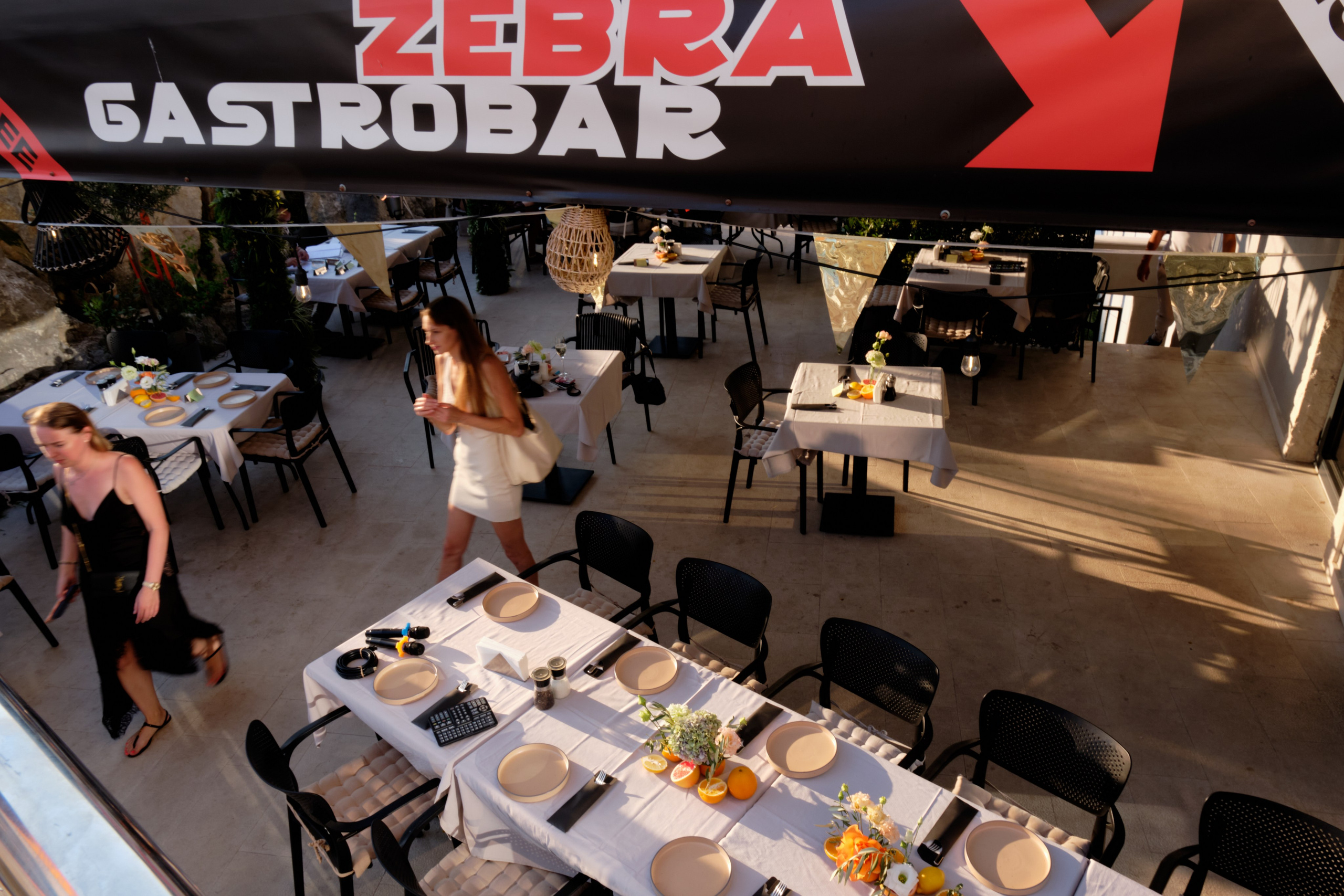 Photo report from the Zebra Restaurant’s birthday celebration. Becici, Montenegro. Photographer, photo artist Alena Novgorodtseva