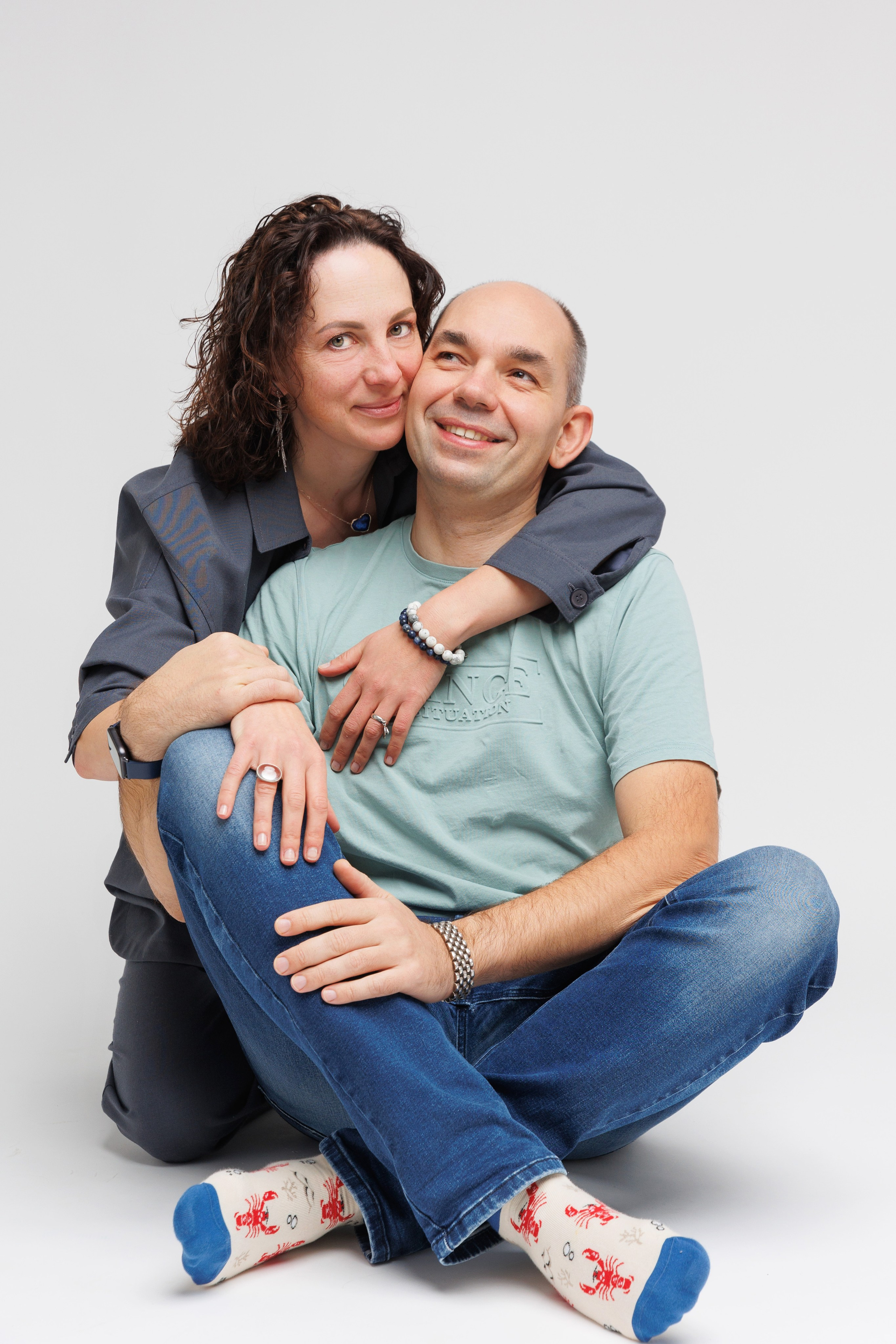 Большая семейная фотосессия в студии. Фотограф в Черногории Андрей Свитайло