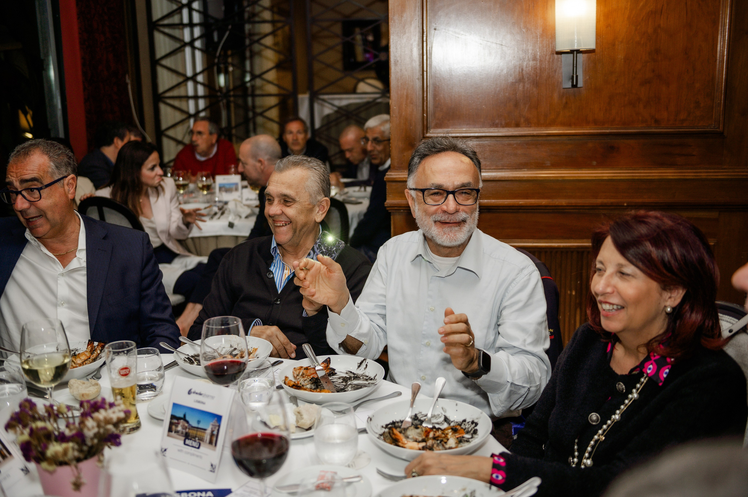 Corporate party at the restaurant — Pharma. Ваш фотограф в Лиссабоне — Анна Белова