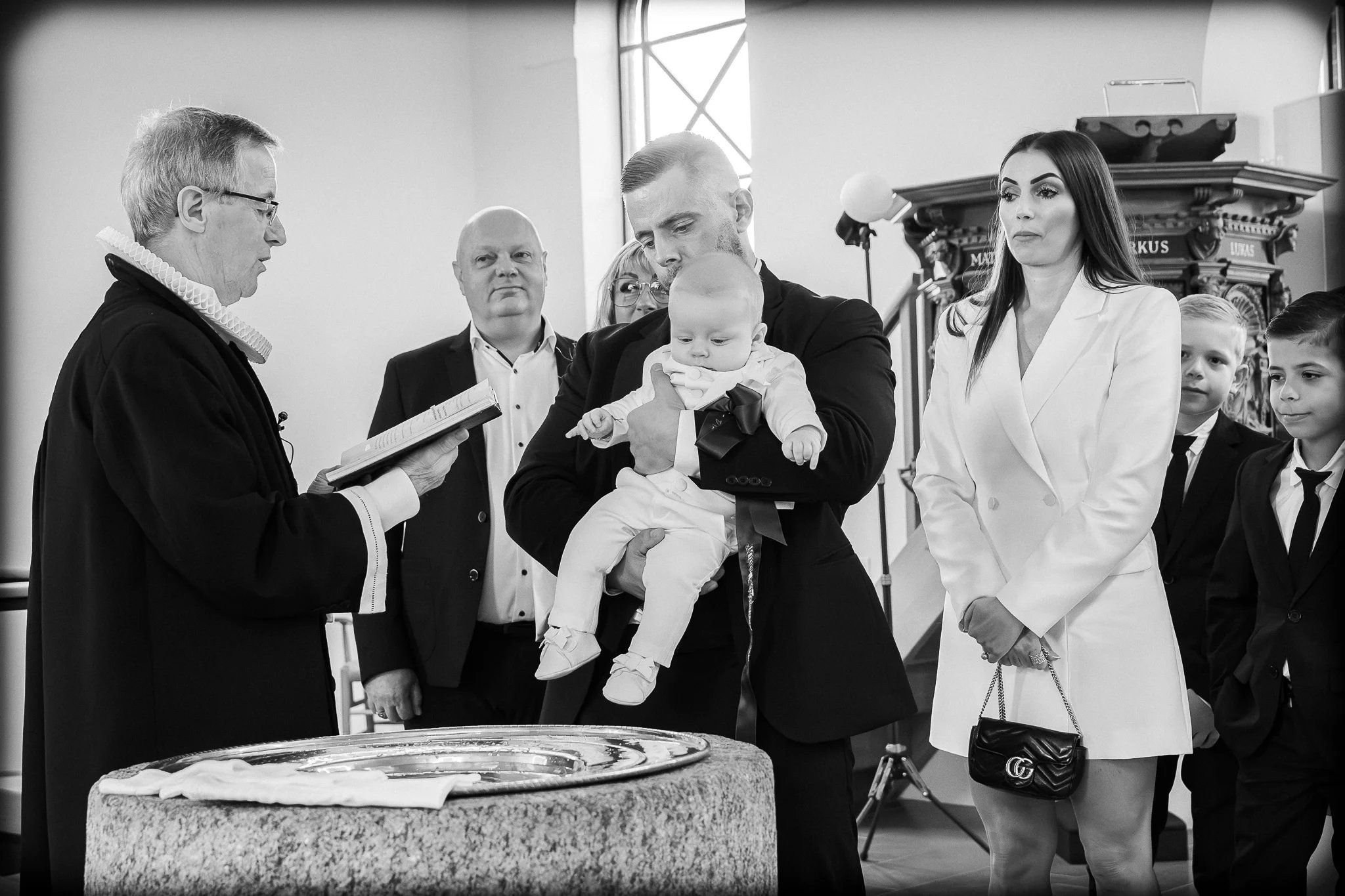 Milas' baptism — Tarm Church. AlexEvents | Wedding and Baptism Photographer & Videographer in Denmark and Germany