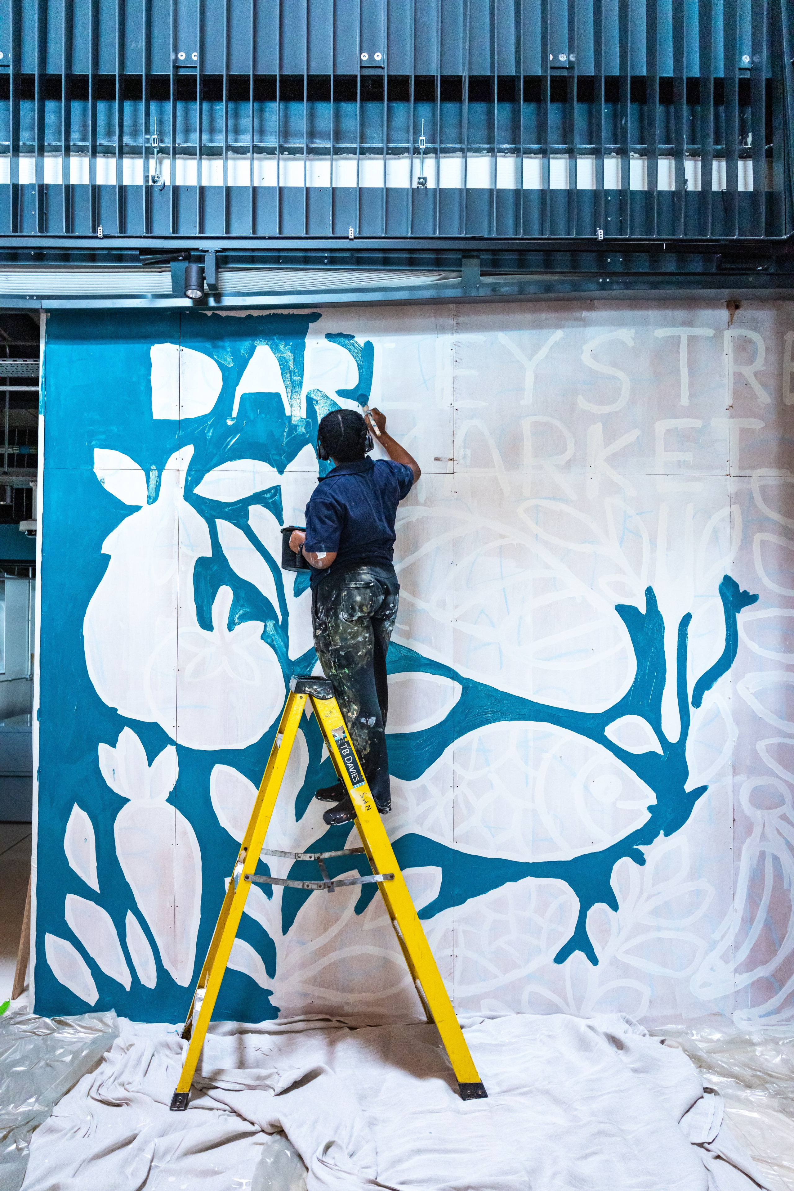 Darley Street Market Mural. Professional Portrait & Event Photographer in West Yorkshire, travels across UK