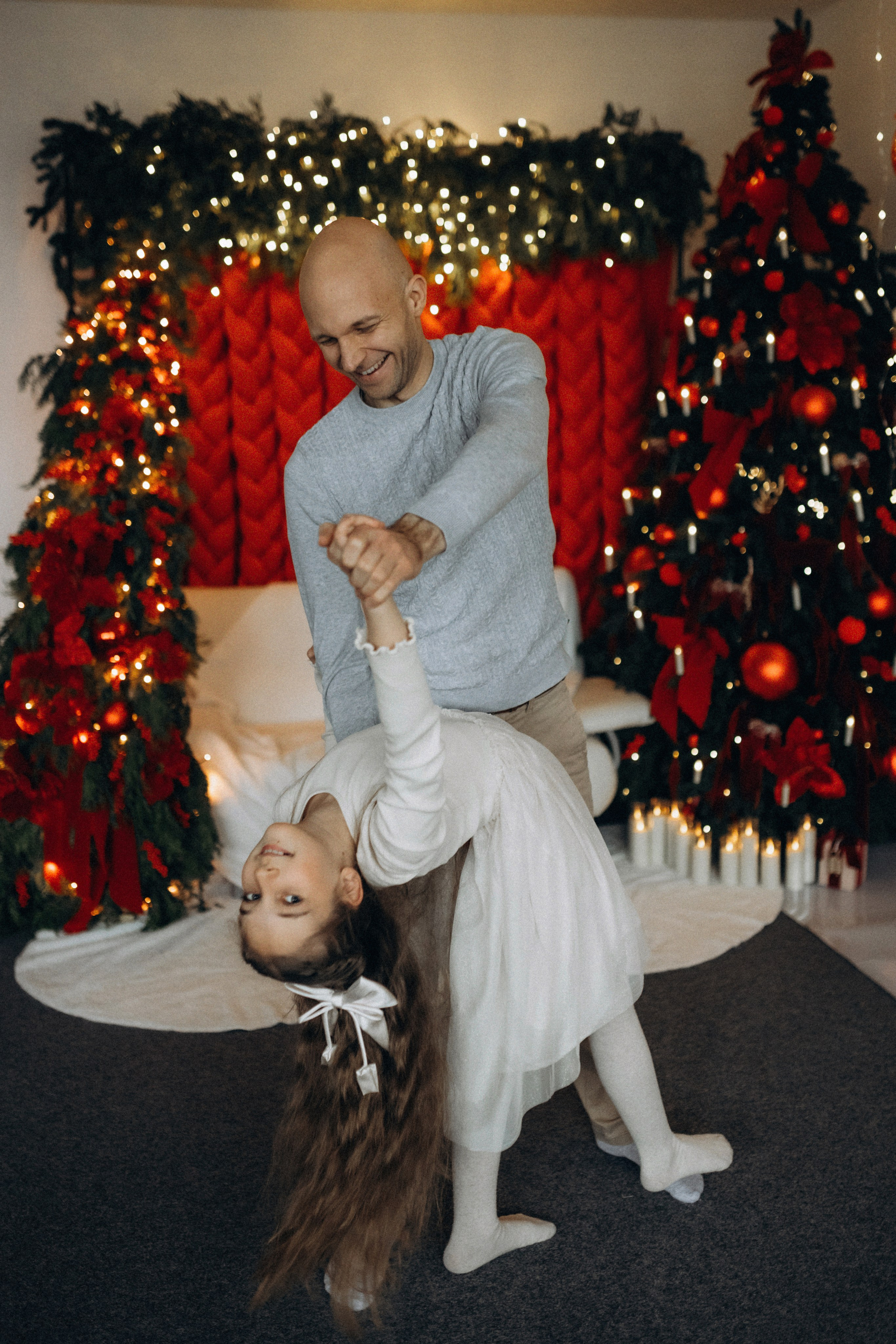 Новогодняя фотосессия в студии. Семейный фотограф Лейпциг, Германия