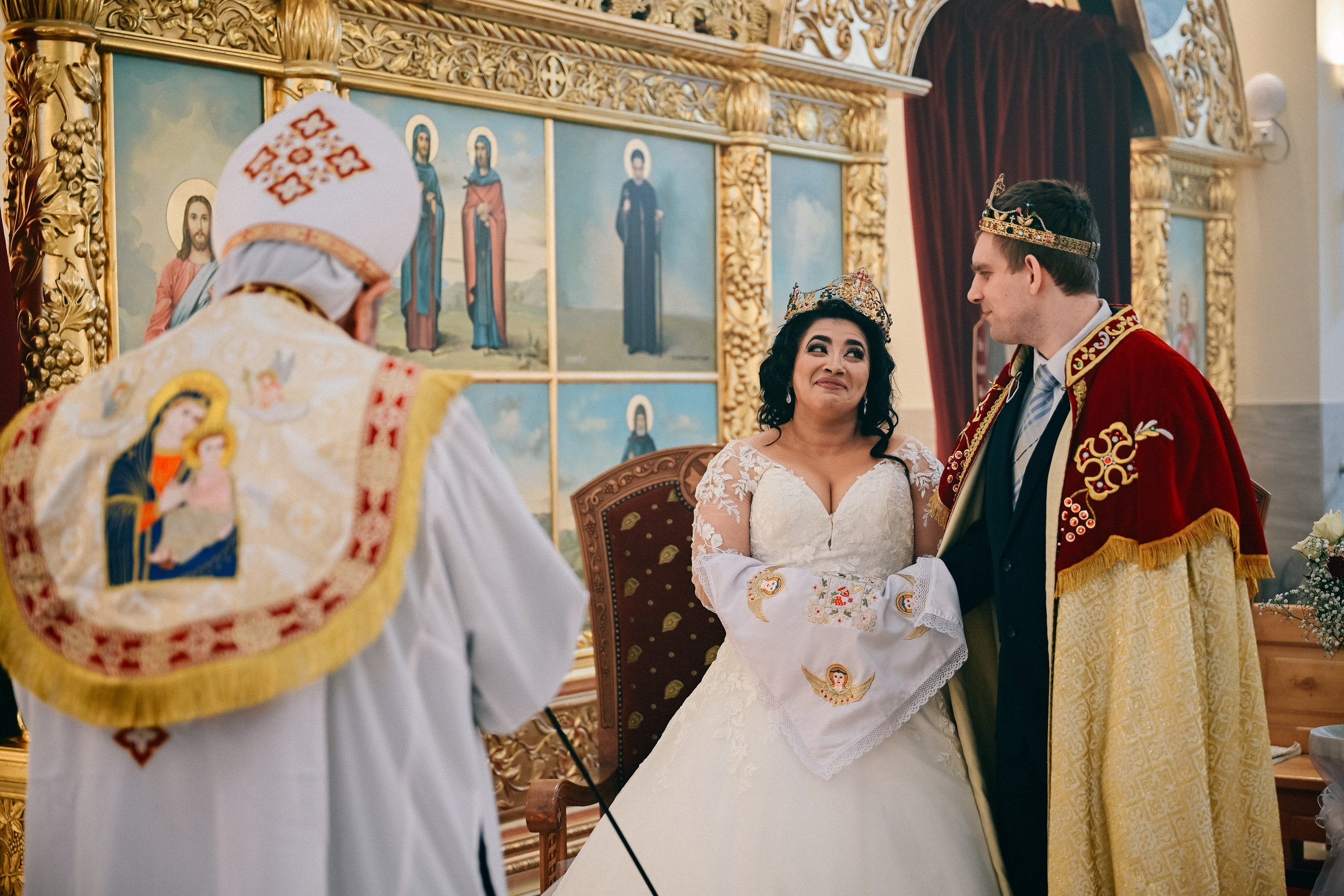 Wedding photography Solihull ar St. Mary & Archangel Michael Coptic Orthodox Cathedral