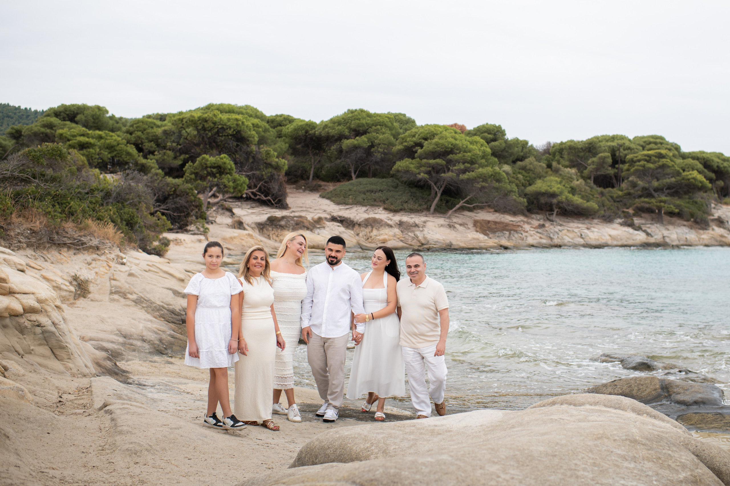 Family Karidi Beach. Family, children, portrait, and event photography in Thessaloniki