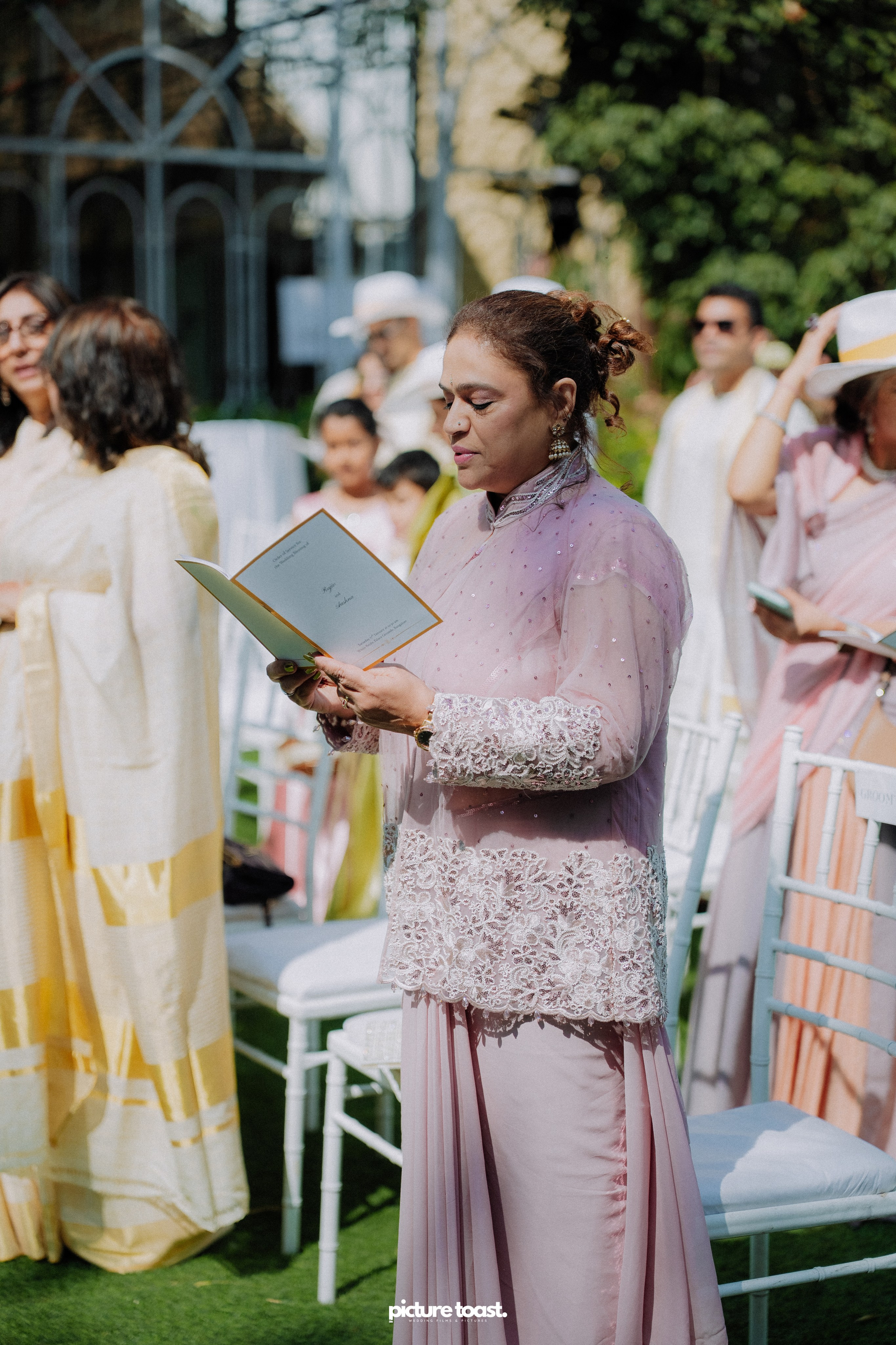 Blessing of Rajiv & Aashna. Fine art Wedding Photographers in India & Canada