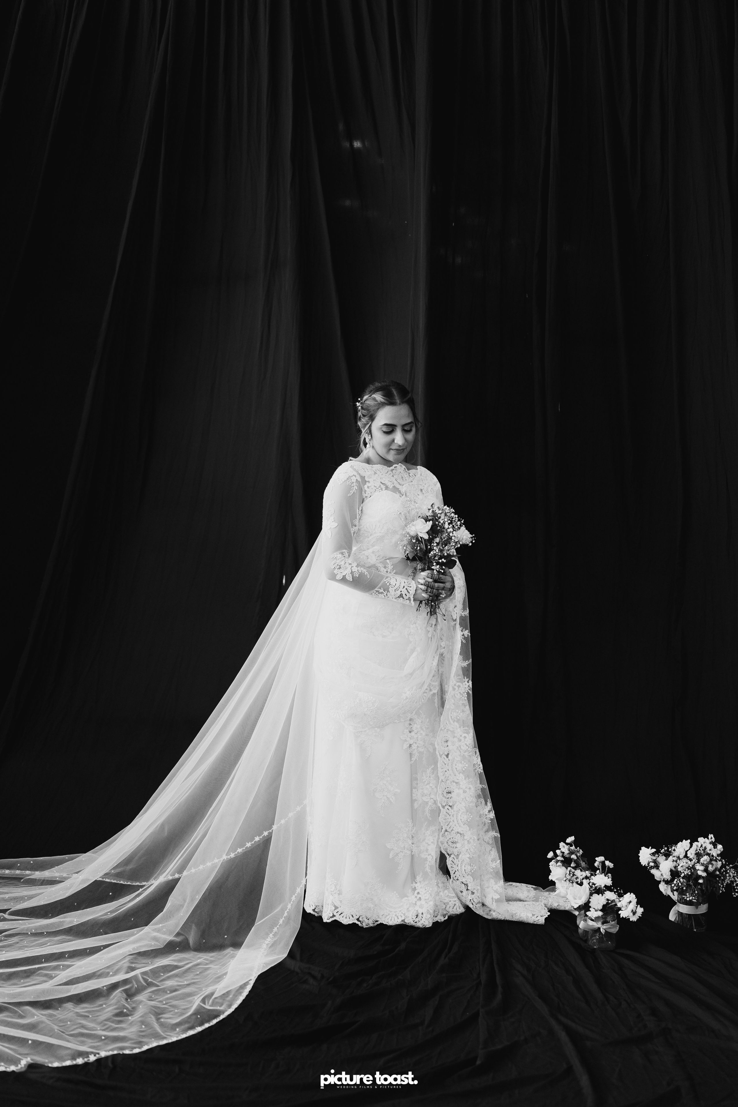 Blessing of Rajiv & Aashna. Fine art Wedding Photographers in India & Canada