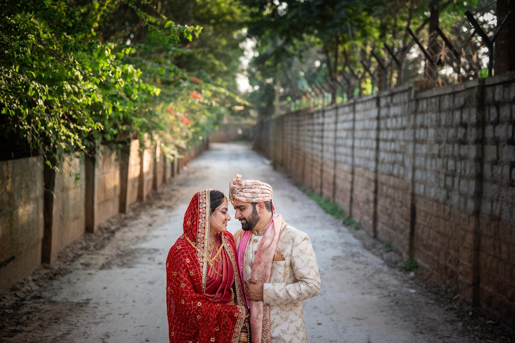 Telugu + Punjabi Fusion Wedding at Le Roma Gardenia resort, Bangalore, India