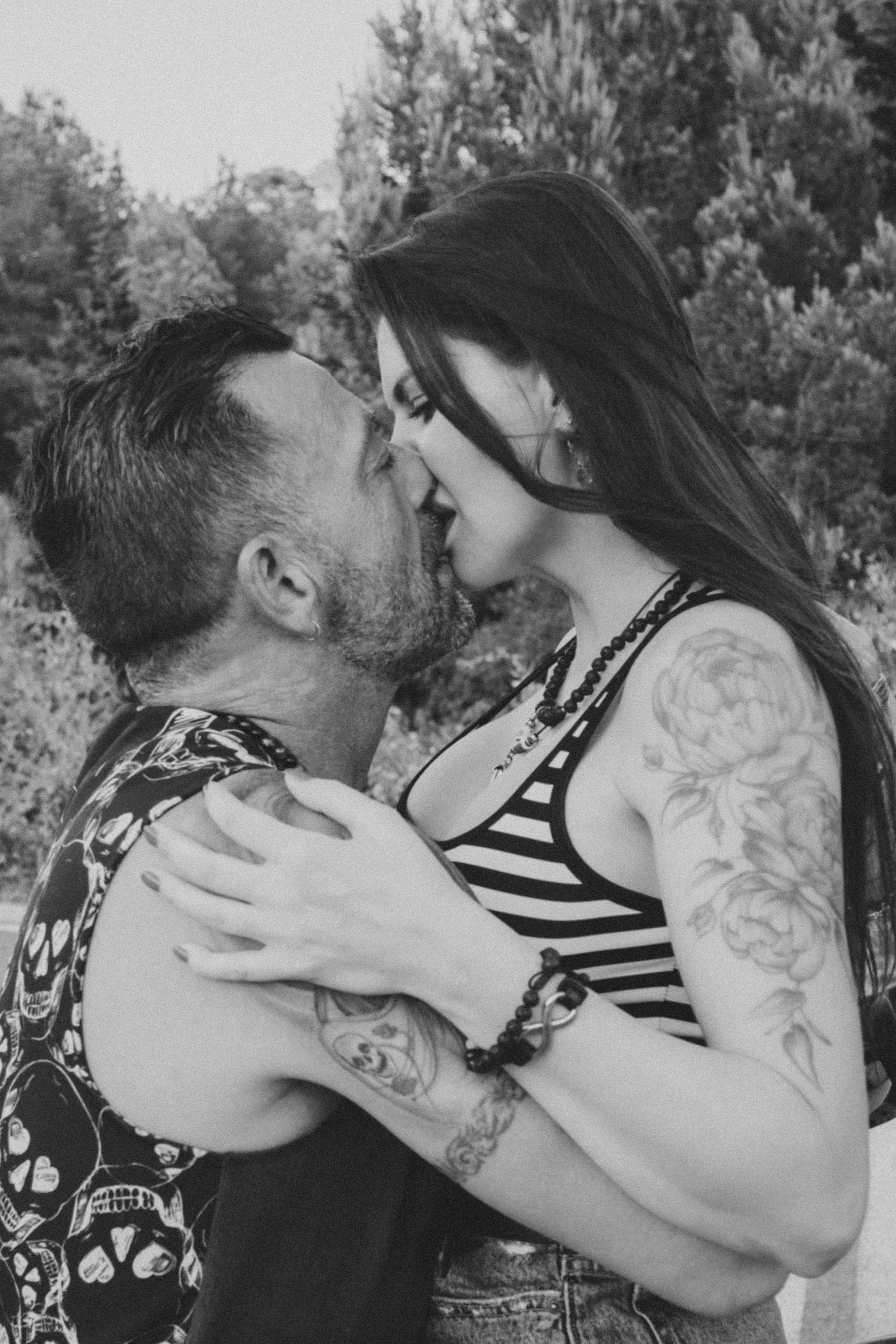 Фотосессия пары на мотоцикле. Профессиональная фотосъемка в Калафелле — Елена Медведева