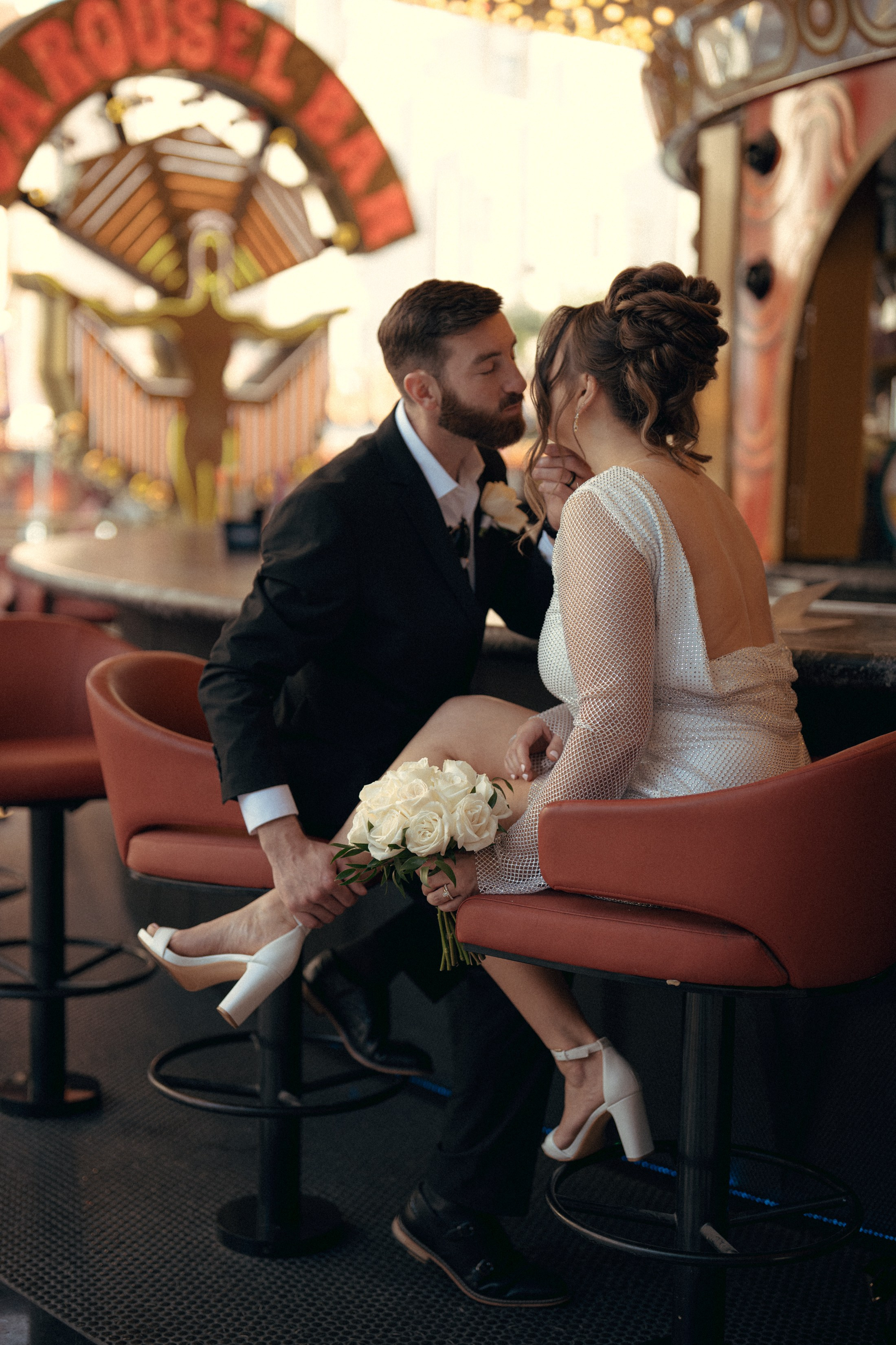 Casey&Michael. Wedding & elopement photographer Viktoriya Kravtsov. Las Vegas