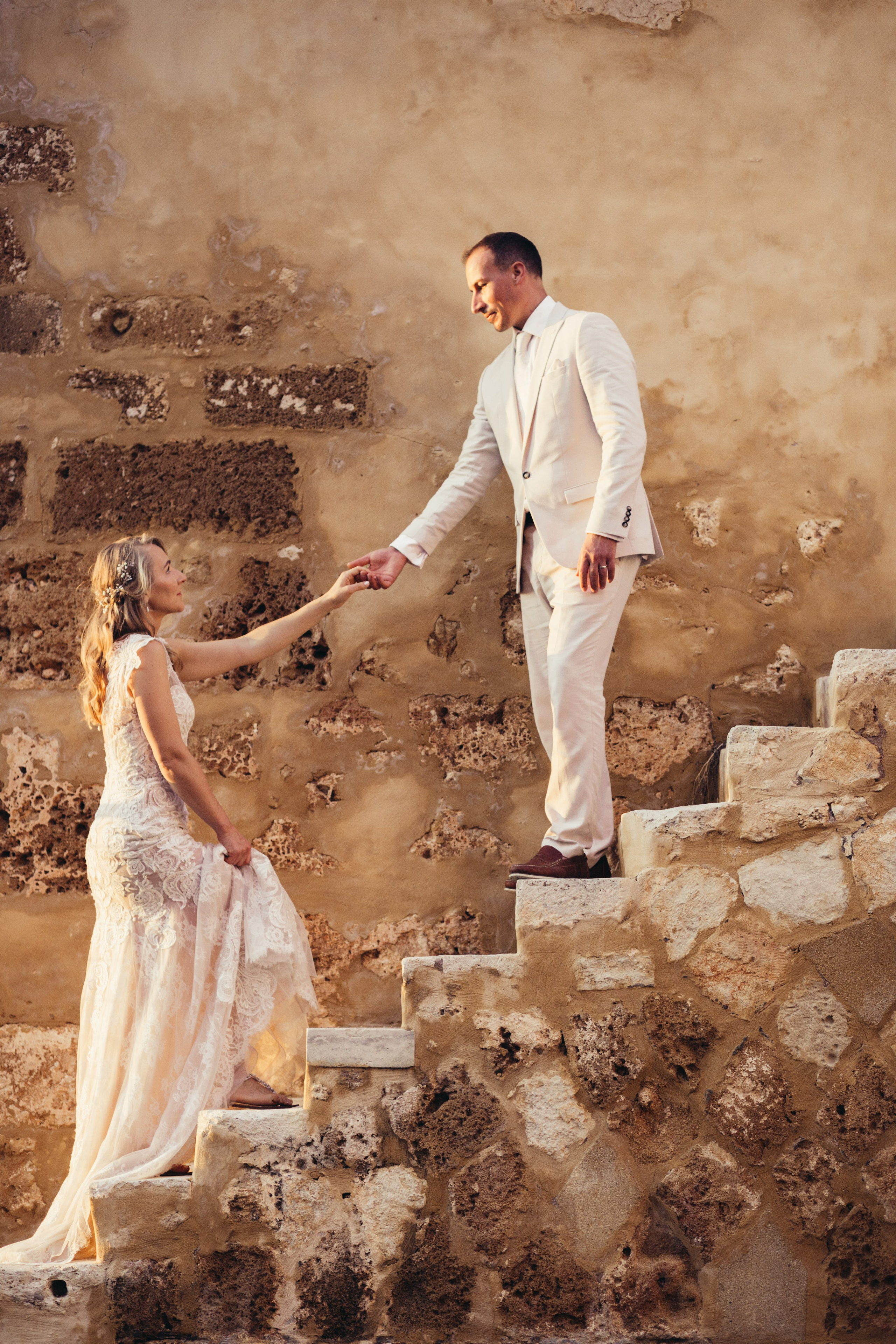 Aaron & Beata, Crete. Denny Savon — Photographer in Santorini | Weddings, Love Stories & Flying Dress