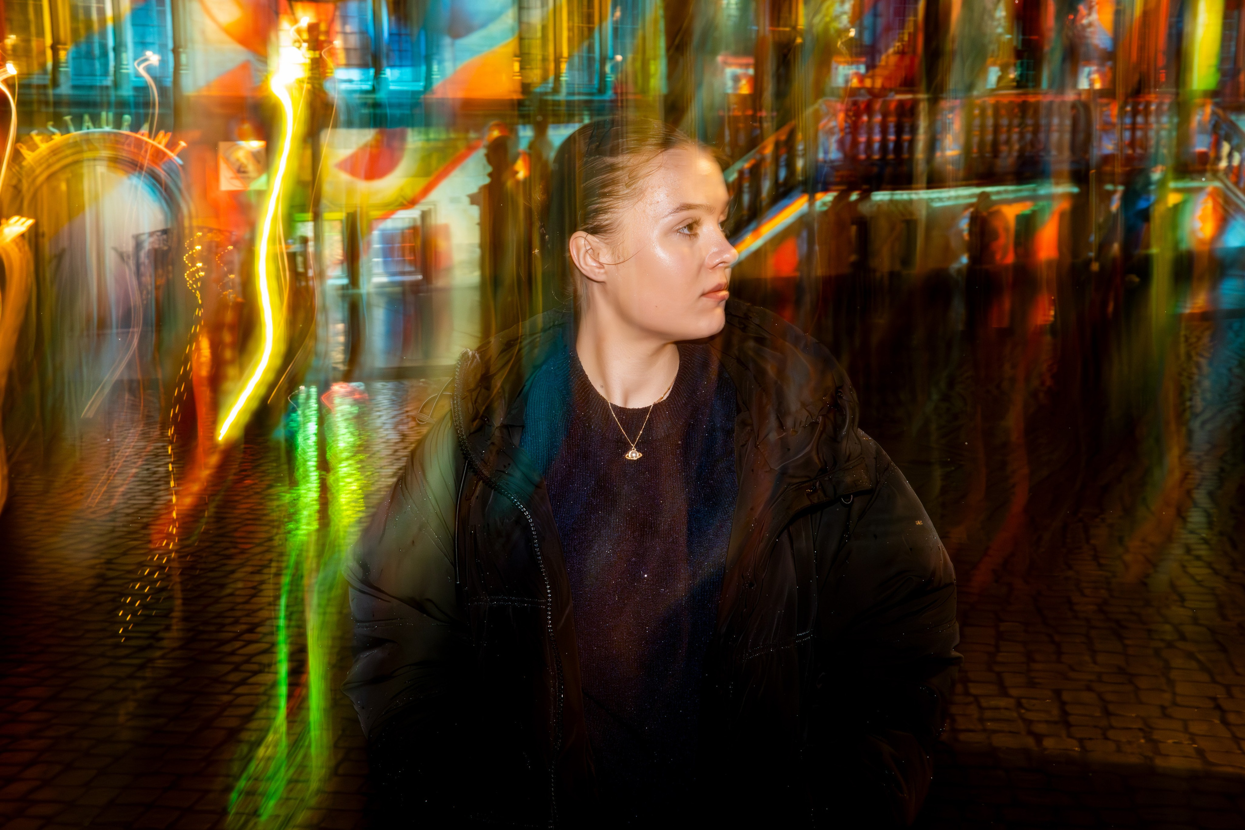 Throwback #2 / Bremen City Lights w/ Lena (January 2024). URBANSTREETFILES.ART