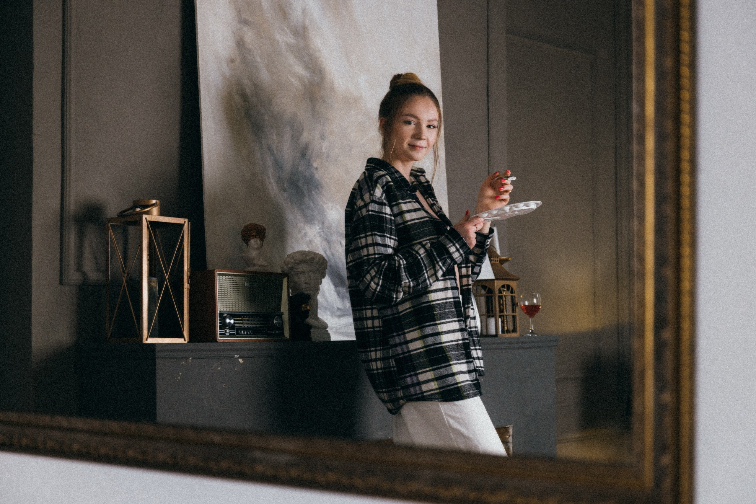 Алеся-фотосессия для художника. Фотограф Анна Кучерявая | Свадьбы и мероприятия в Дубае