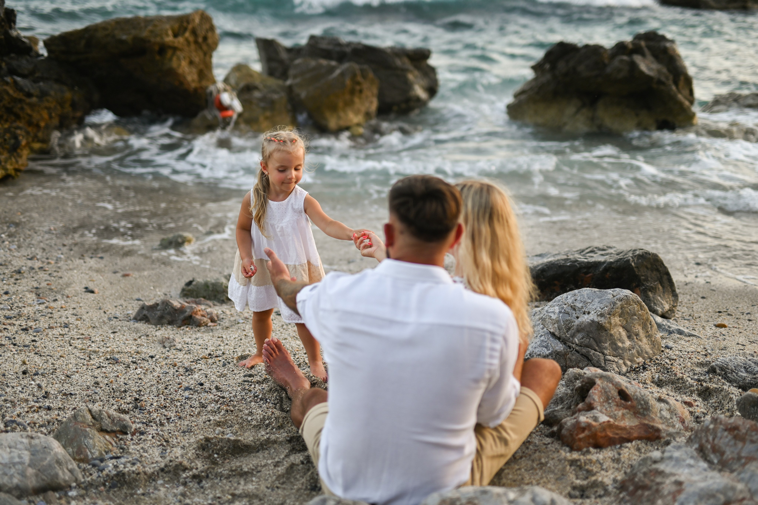 Семейная съемка на пляже Клеопатра. Photographer in Alanya, Side, Manavgat. Türkiye