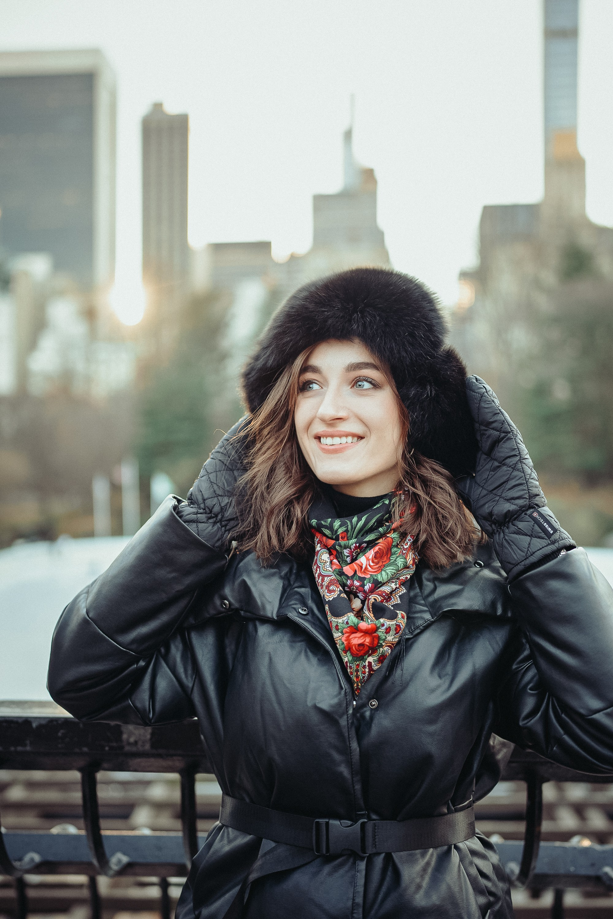 Winter in Central Park. Portrait and wedding photographer in New York