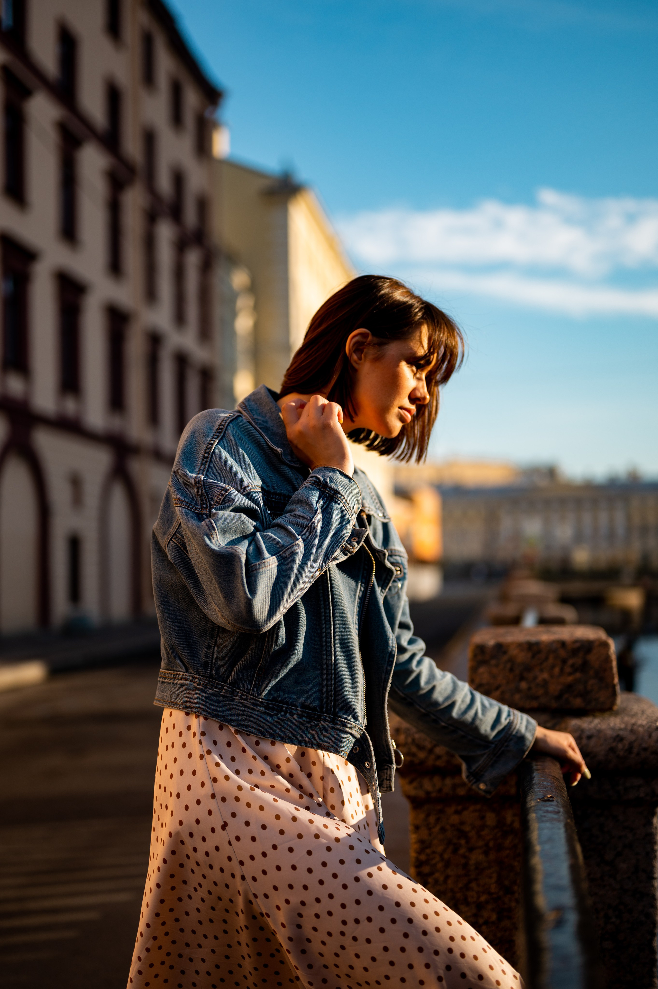 Liza — St. Petersburg and sunrise. Photographer Yulia Lushnikova, Based in Valencia