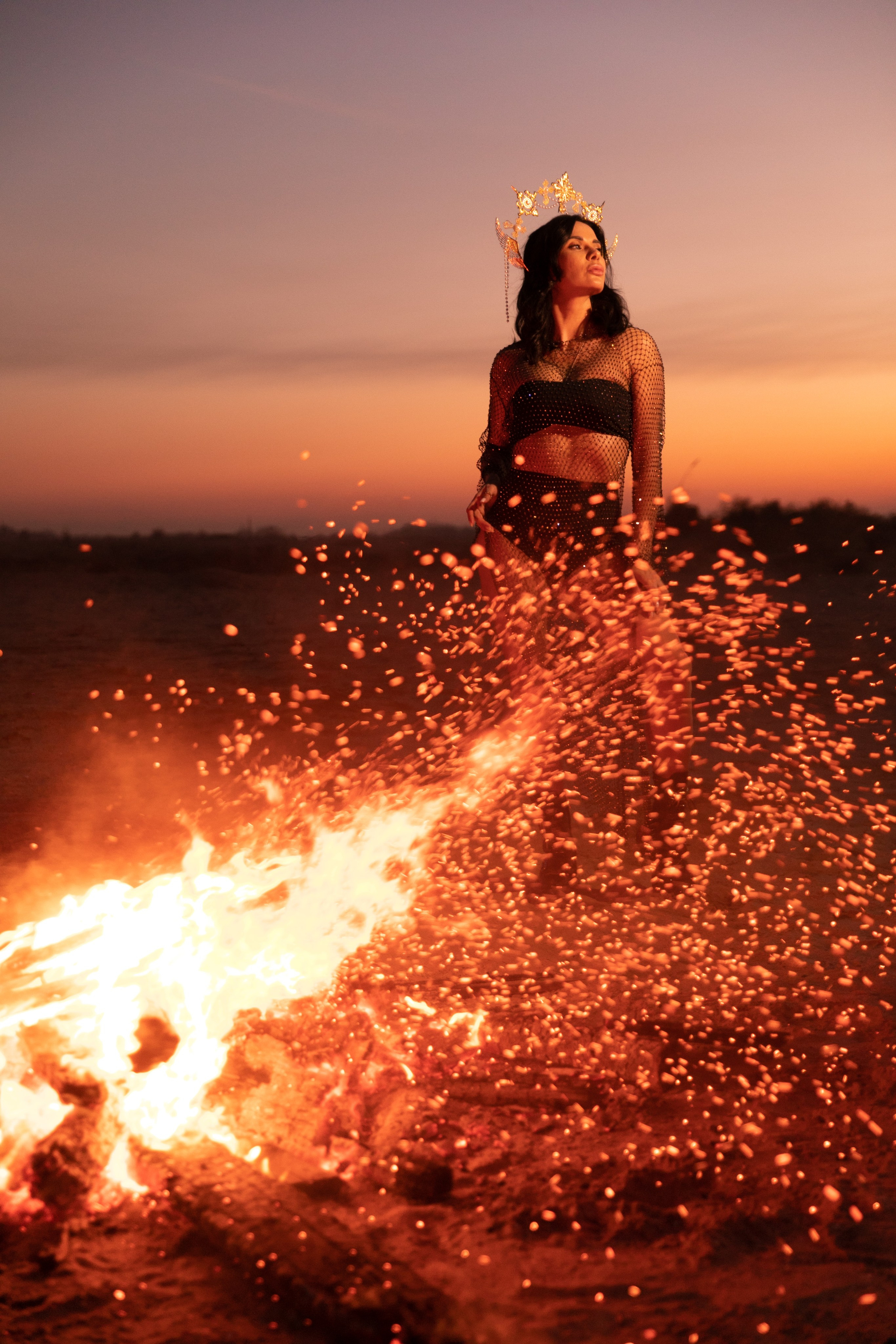 Огненная. Фотограф Вероника Яцына в Ташкенте