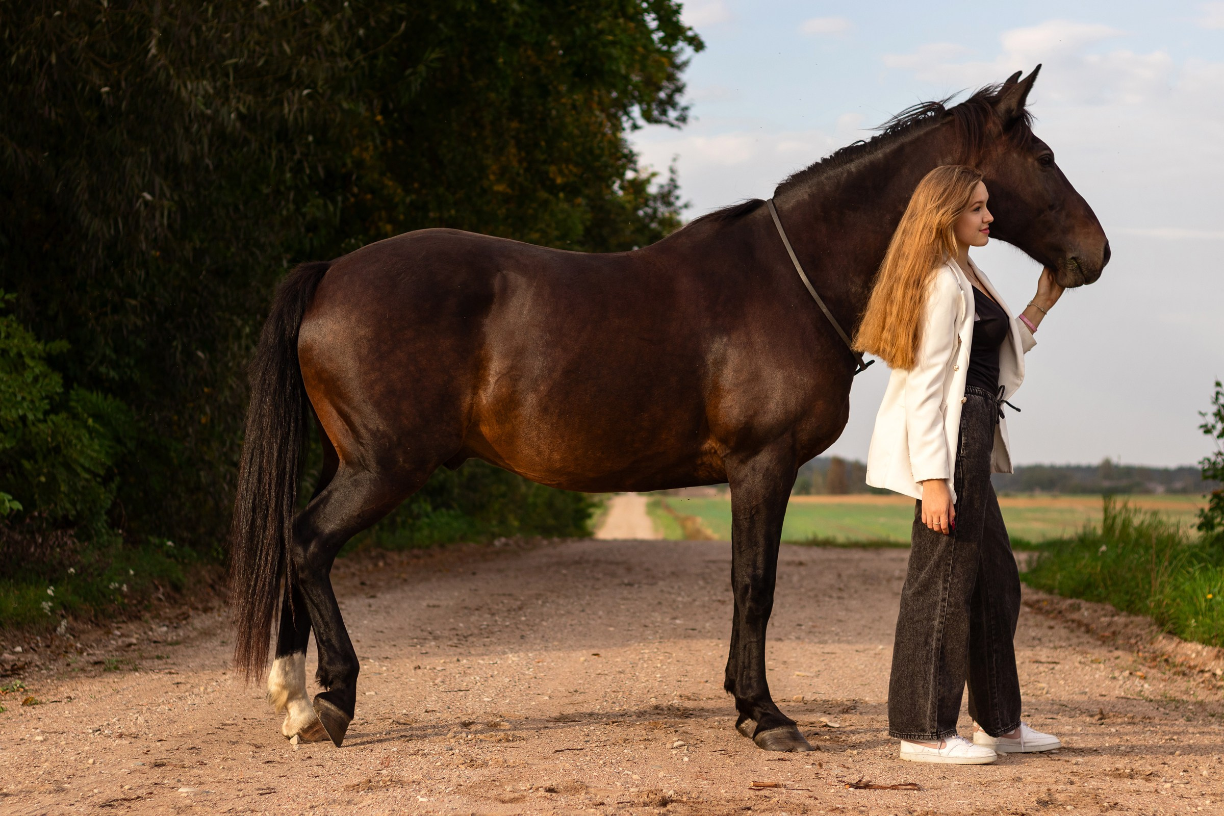 Сабина и верный друг Прайд