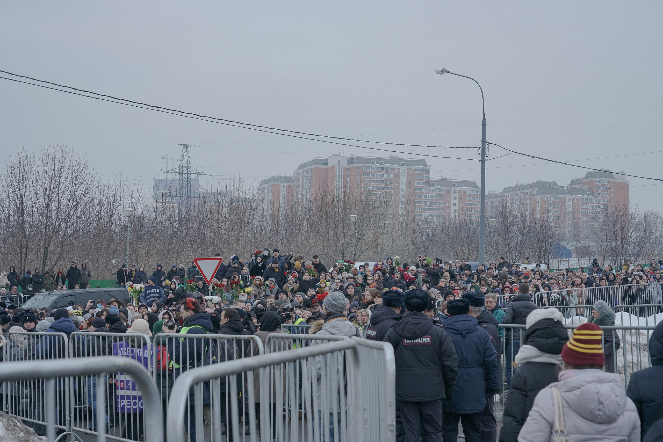 Alexei Navalny’s funeral. Marina Sycheva