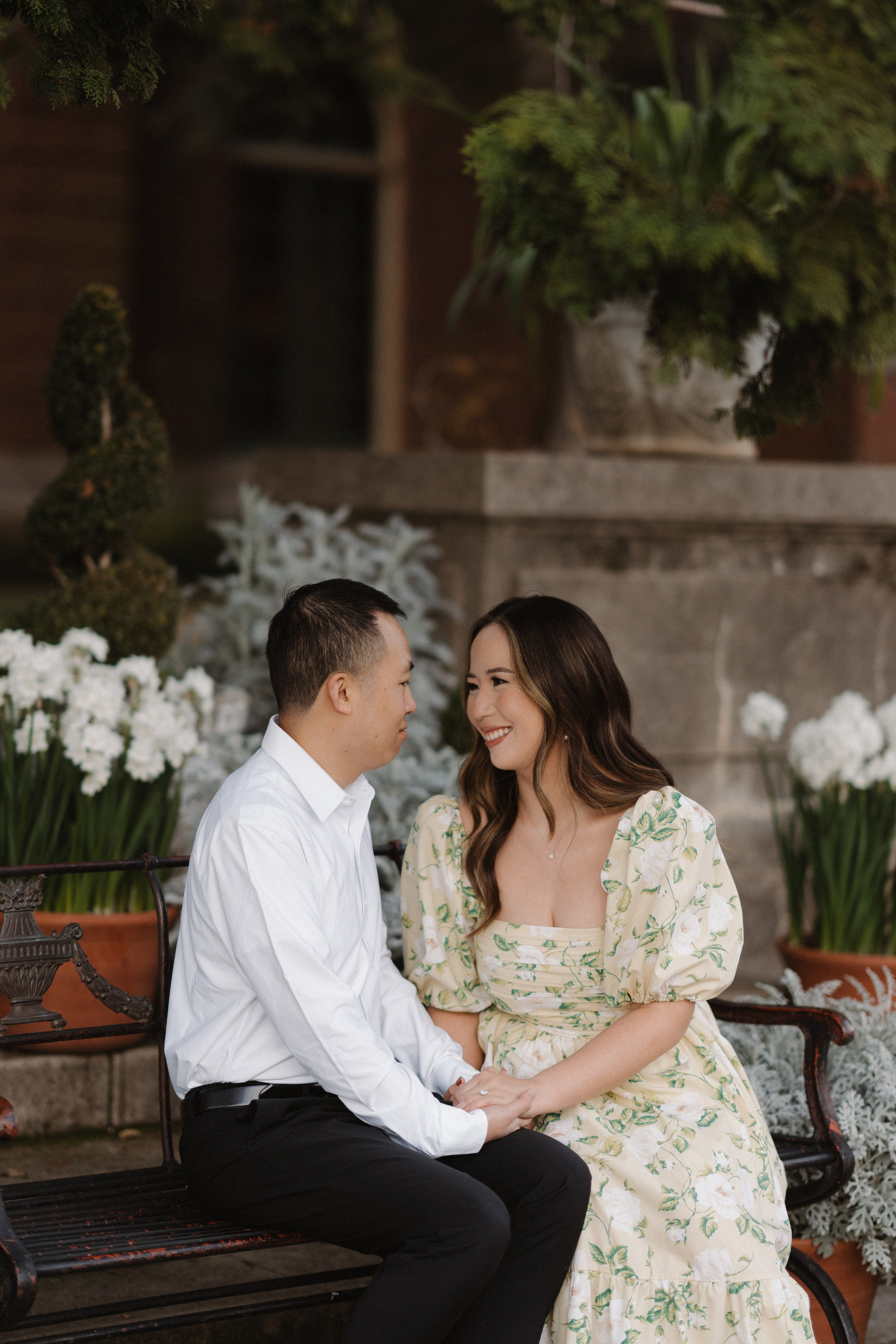 Filoli Historic Garden Engagement Photoshoot. Soulo Photography | San Francisco Bay Area Based Photographer