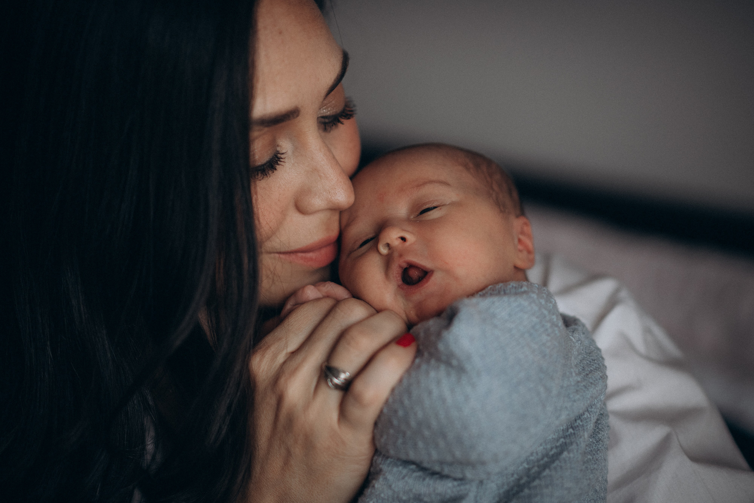 mother and newborn baby