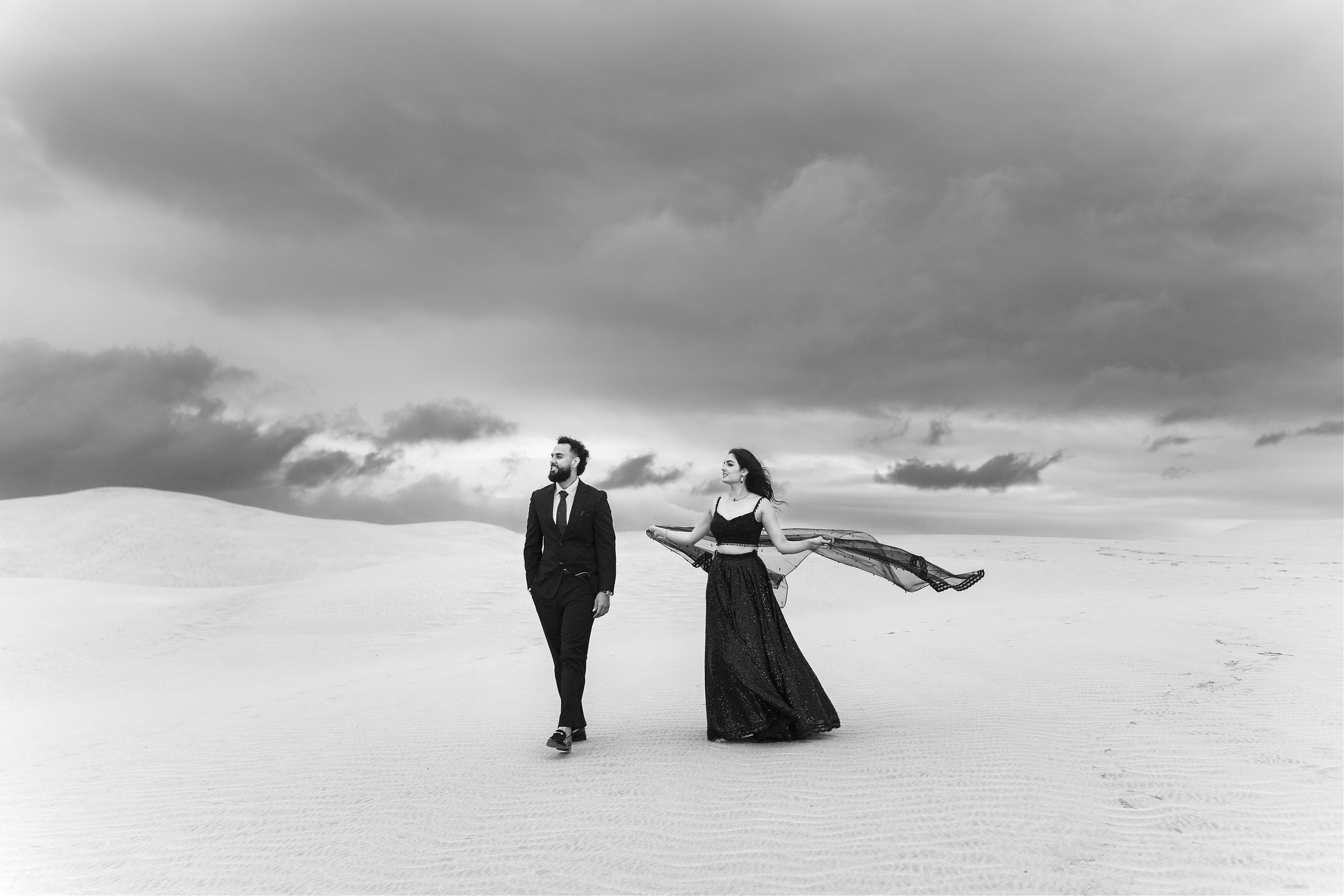 Elopement at Pismo Beach Sand Dunes, California. Wedding Photography & Videography Team in California, Los Angeles, San Francisco, San Diego and Travel
