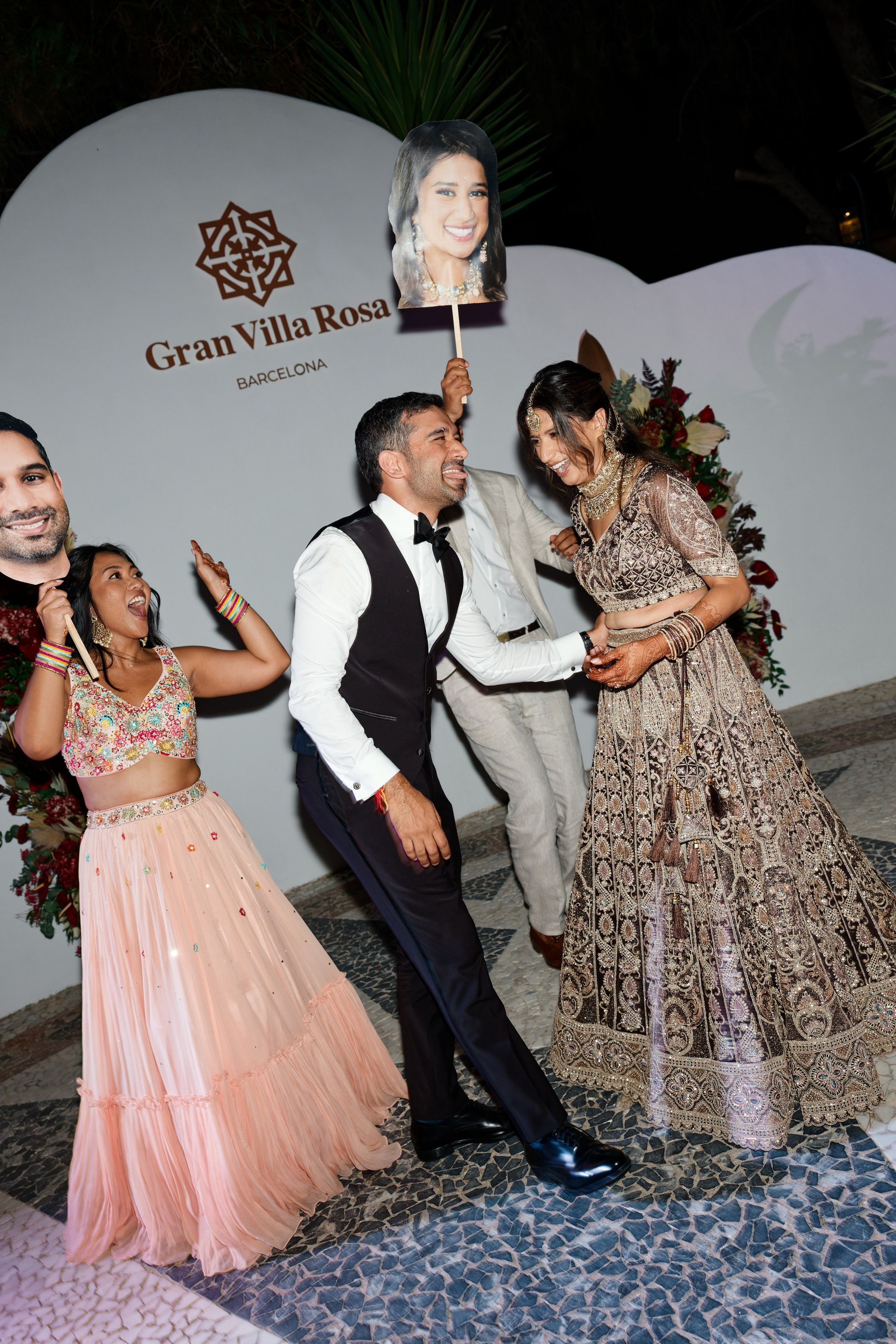 Indian wedding at Gran Villa Rosa, Barcelona