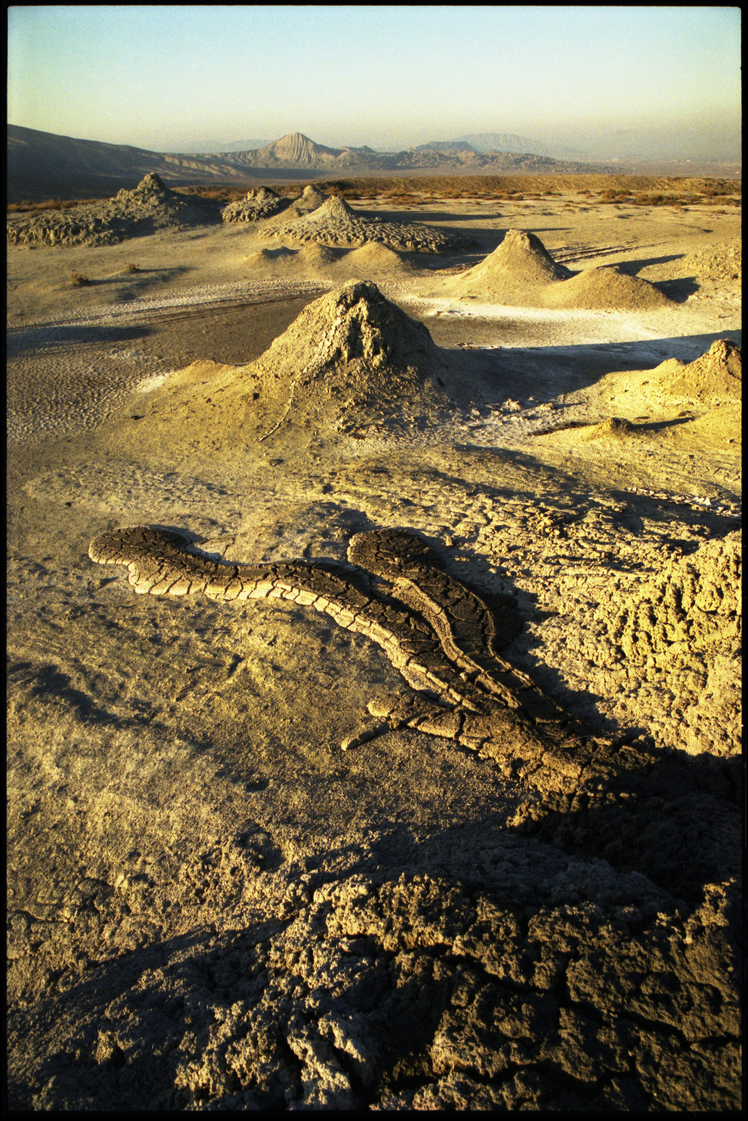 Mud vulcano. Sangachal, 2003